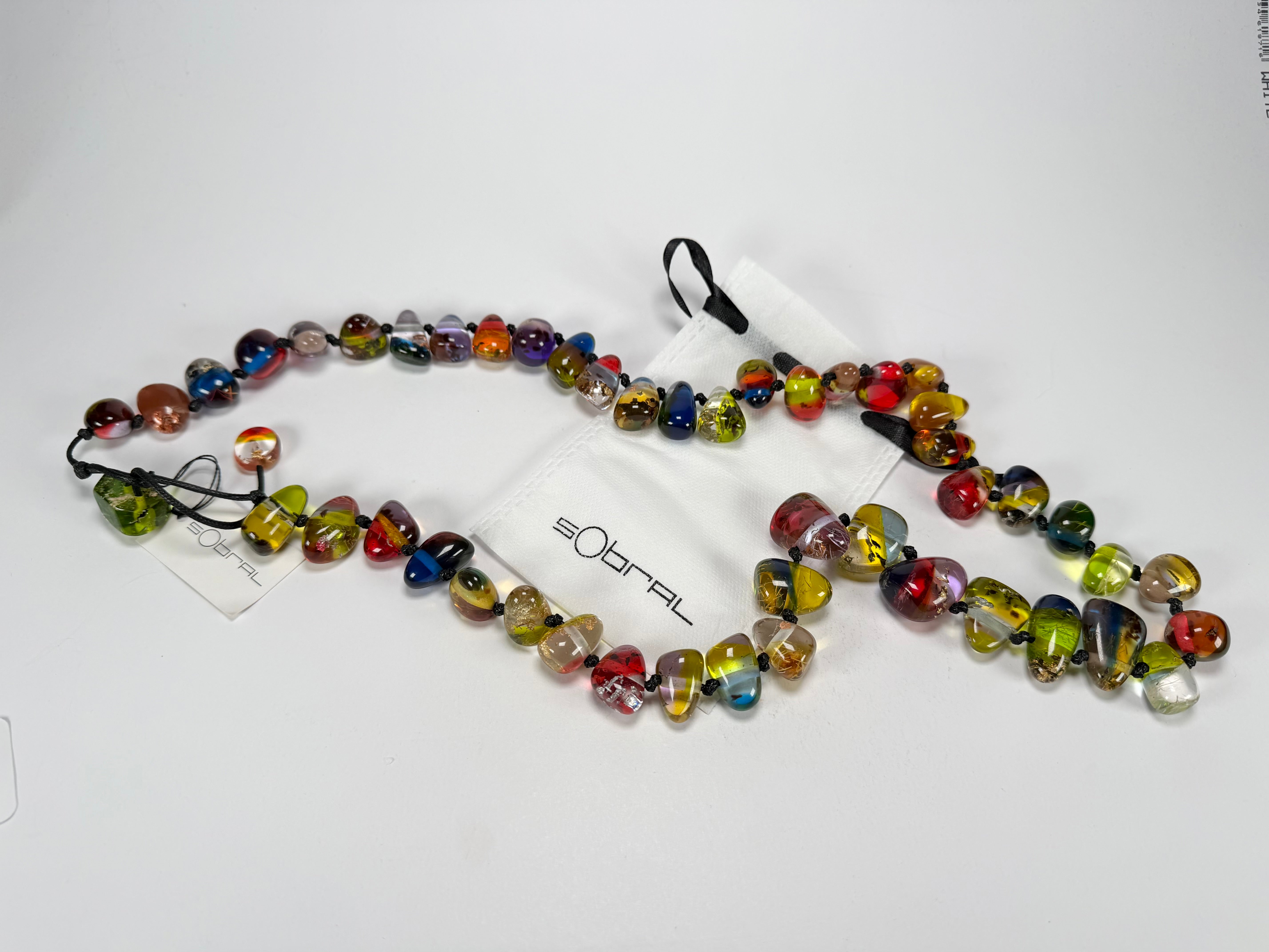 Sobral - Sobralita "Wave" Resin Necklace ( 005327 )