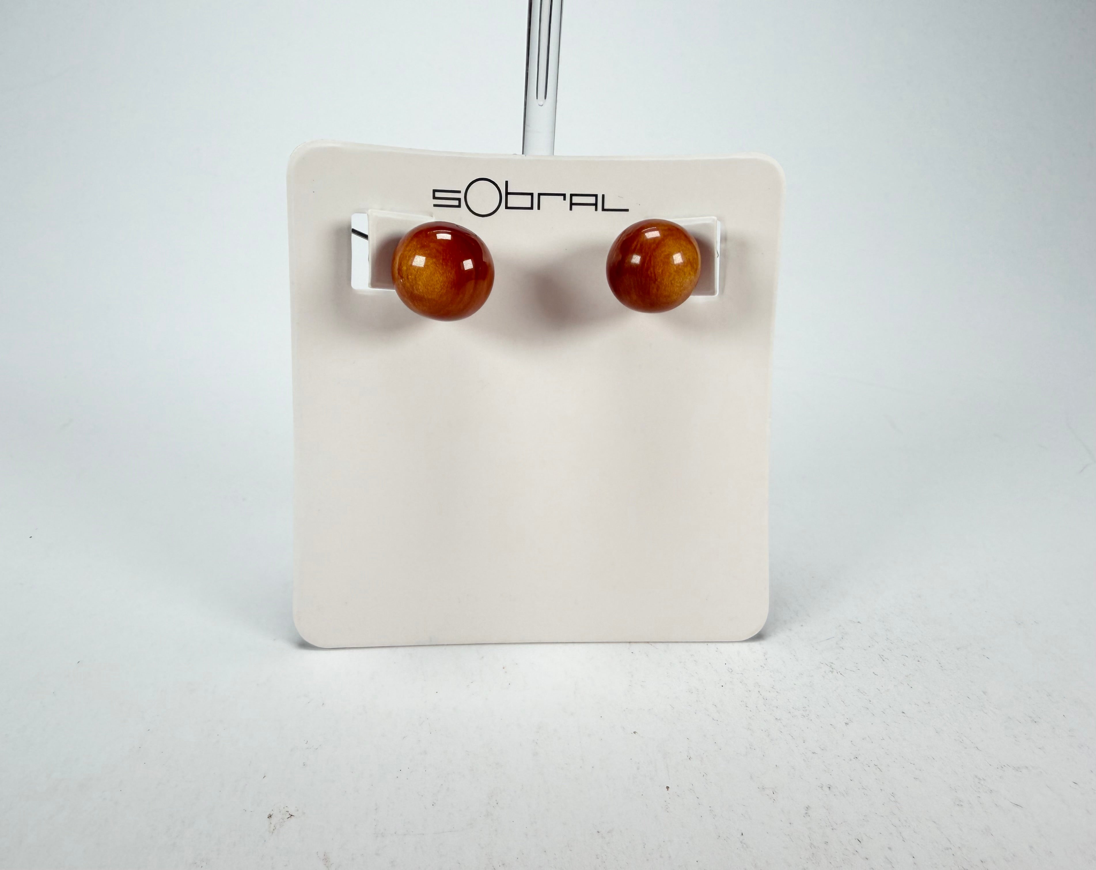 Sobral - Honey "Orbitalis" Resin Earrings ( 005456 )