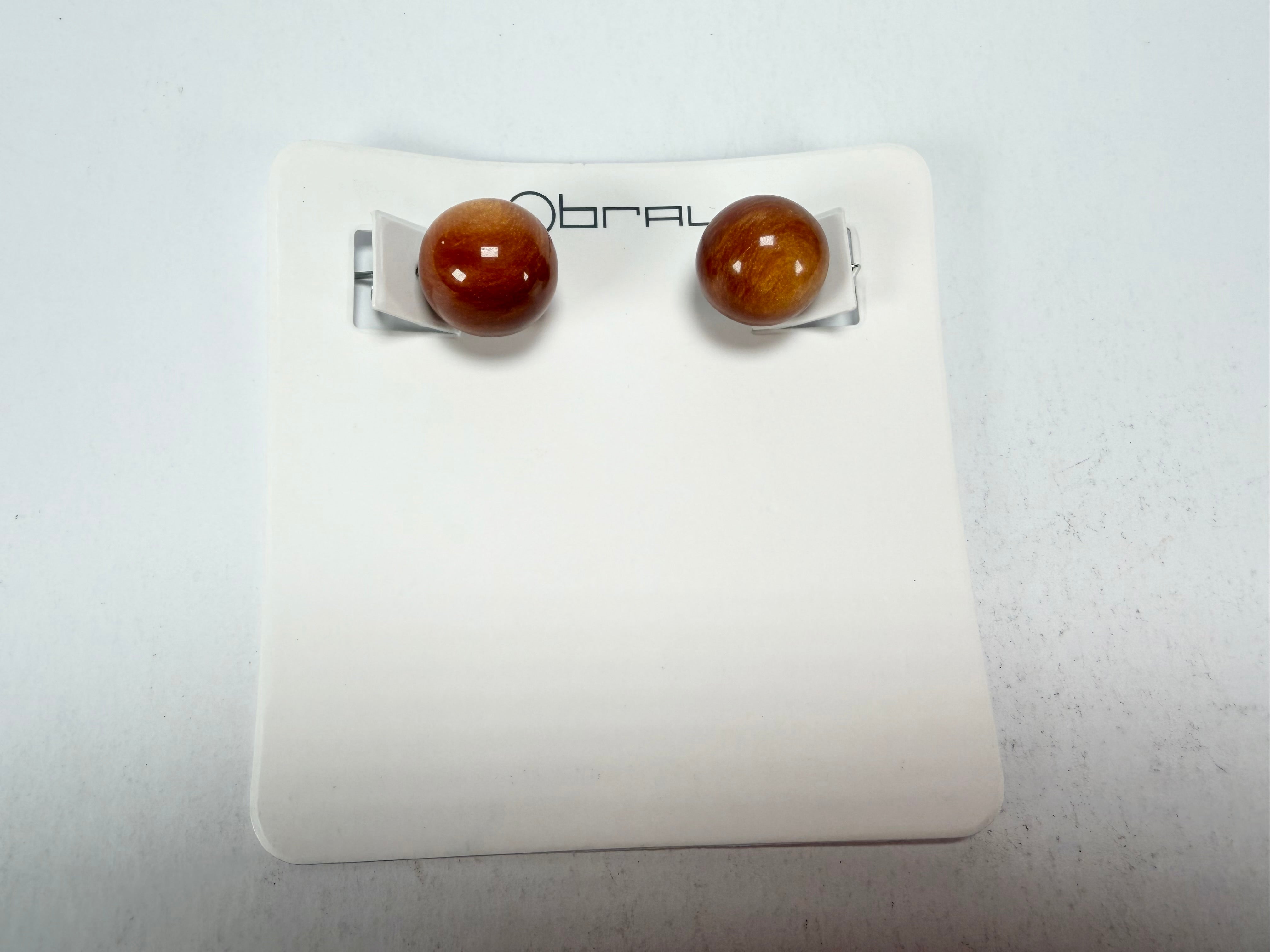 Sobral - Honey "Orbitalis" Resin Earrings ( 005456 )