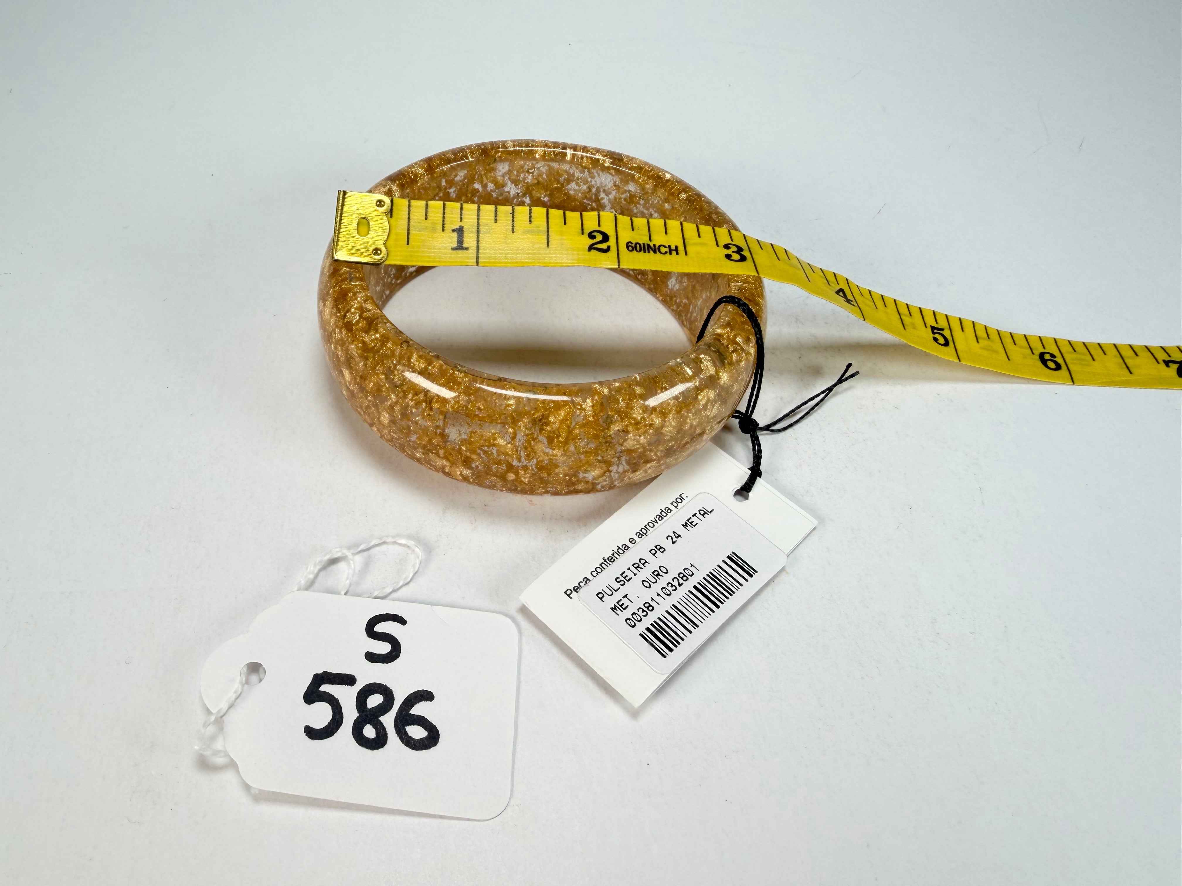 Sobral - Metalique "PB24" Resin Solid Bangle ( 003811 )