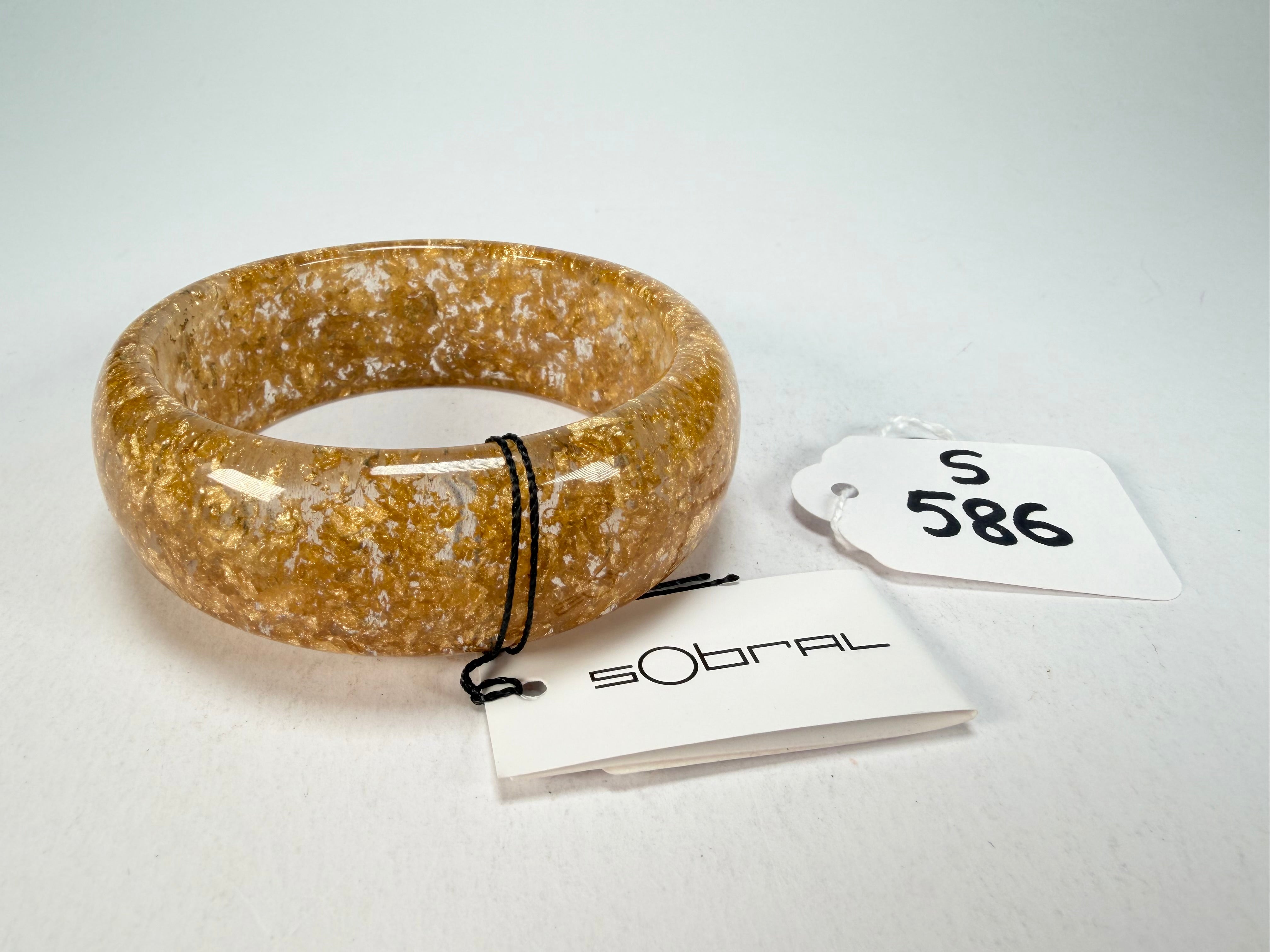 Sobral - Metalique "PB24" Resin Solid Bangle ( 003811 )