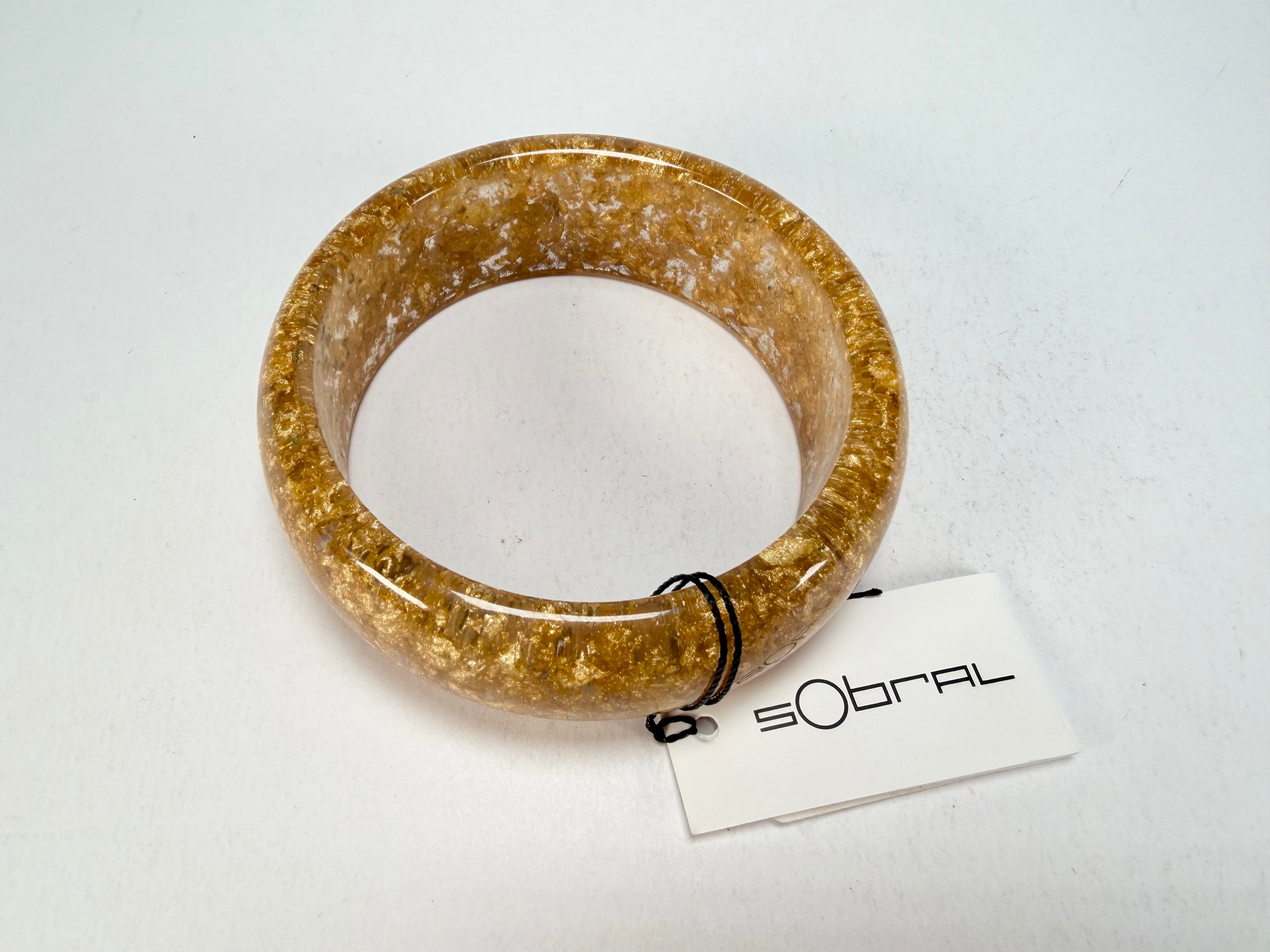 Sobral - Metalique "PB24" Resin Solid Bangle ( 003811 )