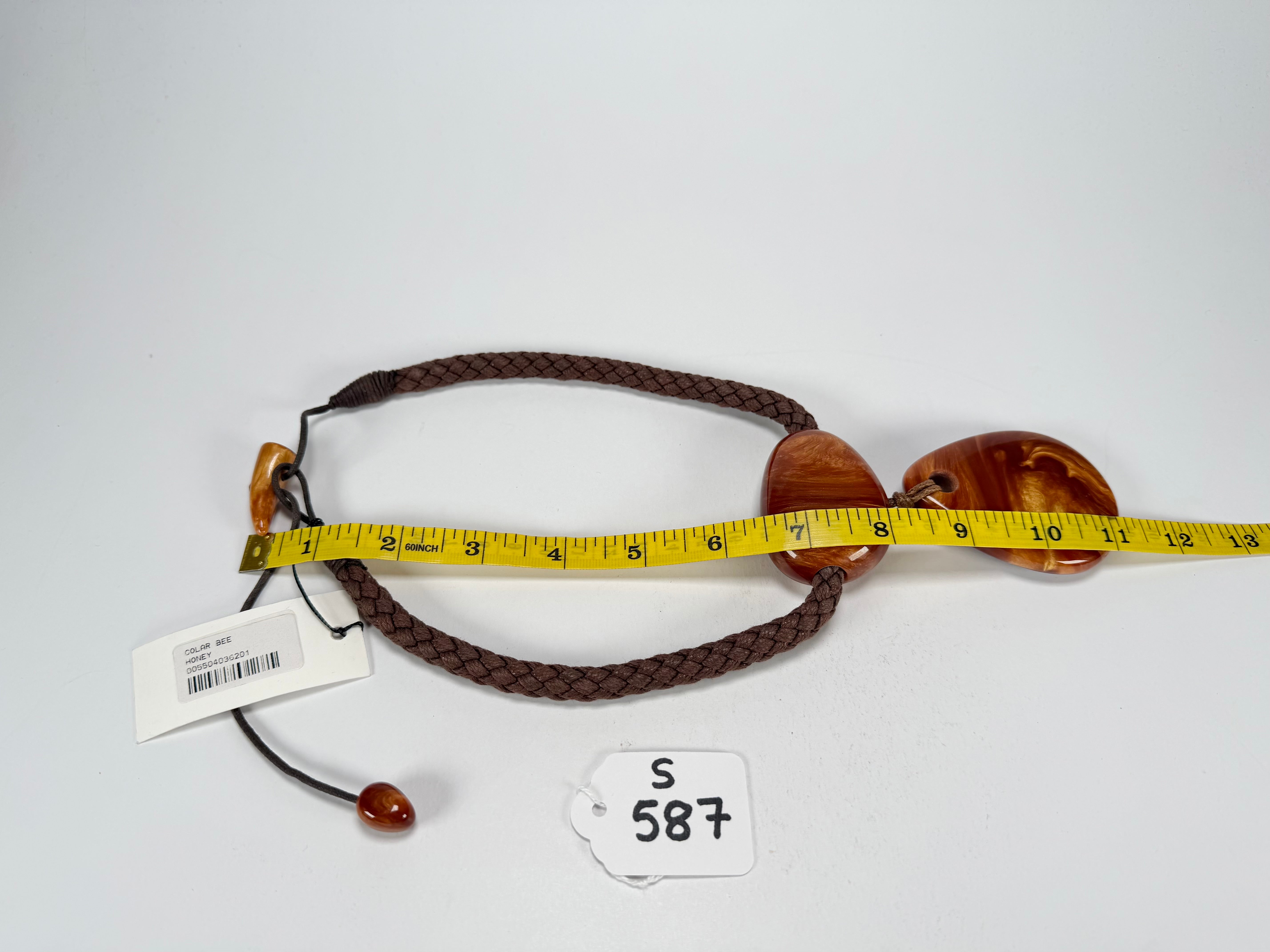 Sobral - Honey "Bee" Resin Necklace ( 005504 )