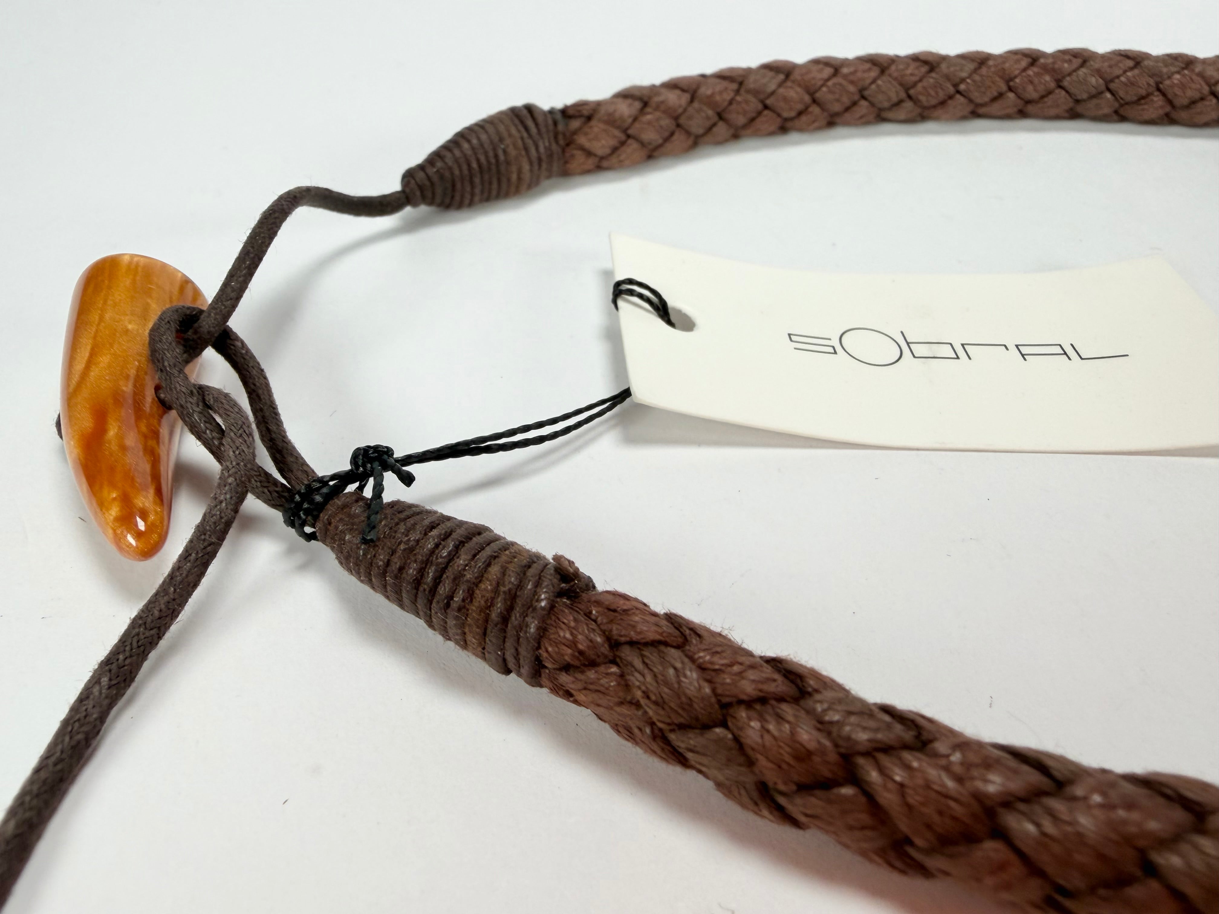 Sobral - Honey "Bee" Resin Necklace ( 005504 )