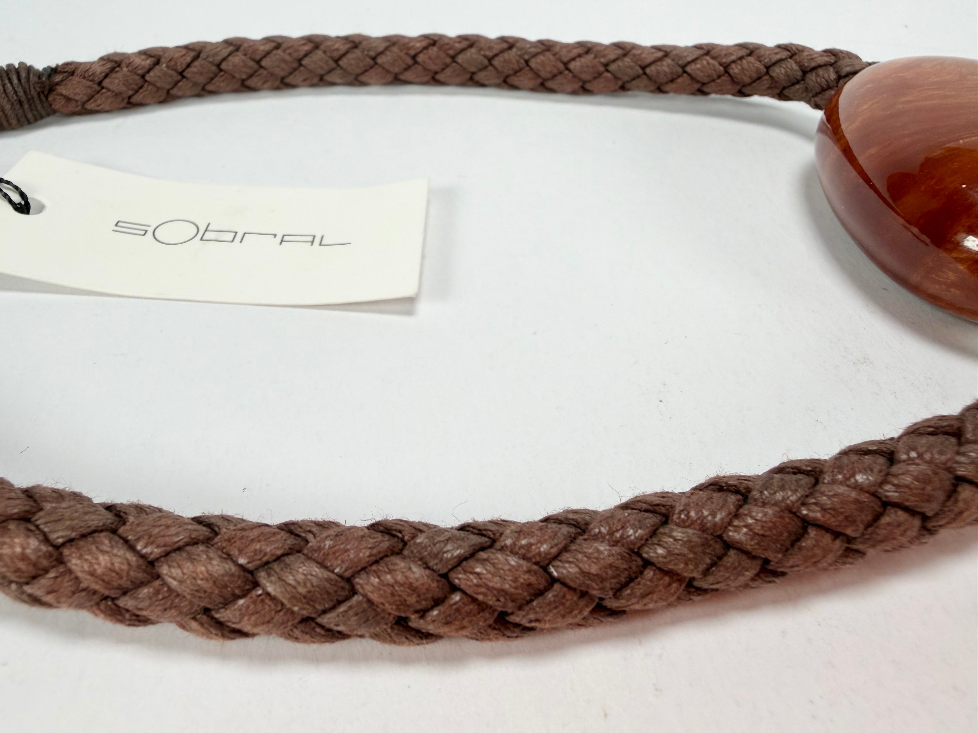 Sobral - Honey "Bee" Resin Necklace ( 005504 )