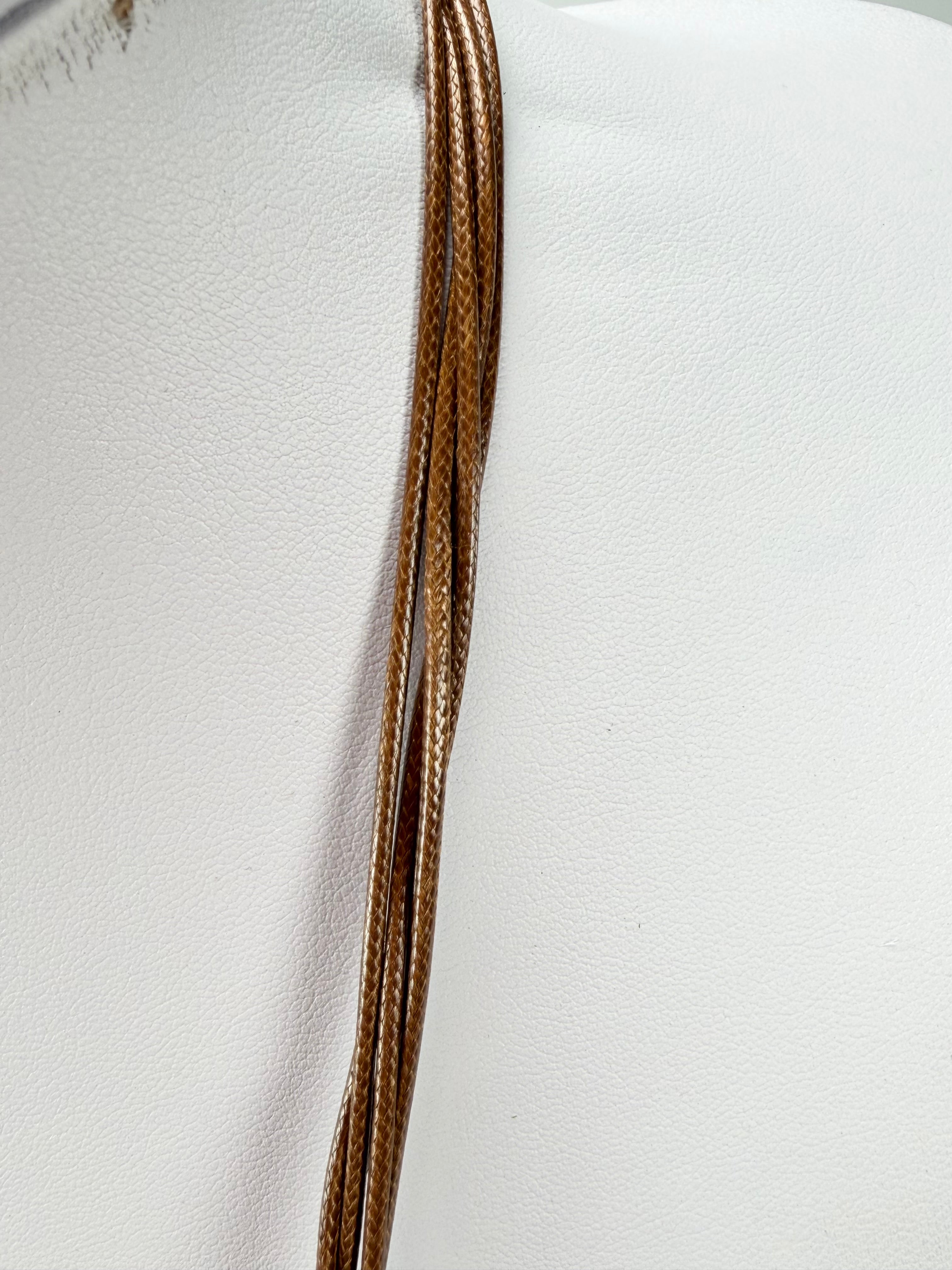 Sobral - Honey "Cusco" Resin Necklace ( 001614 )