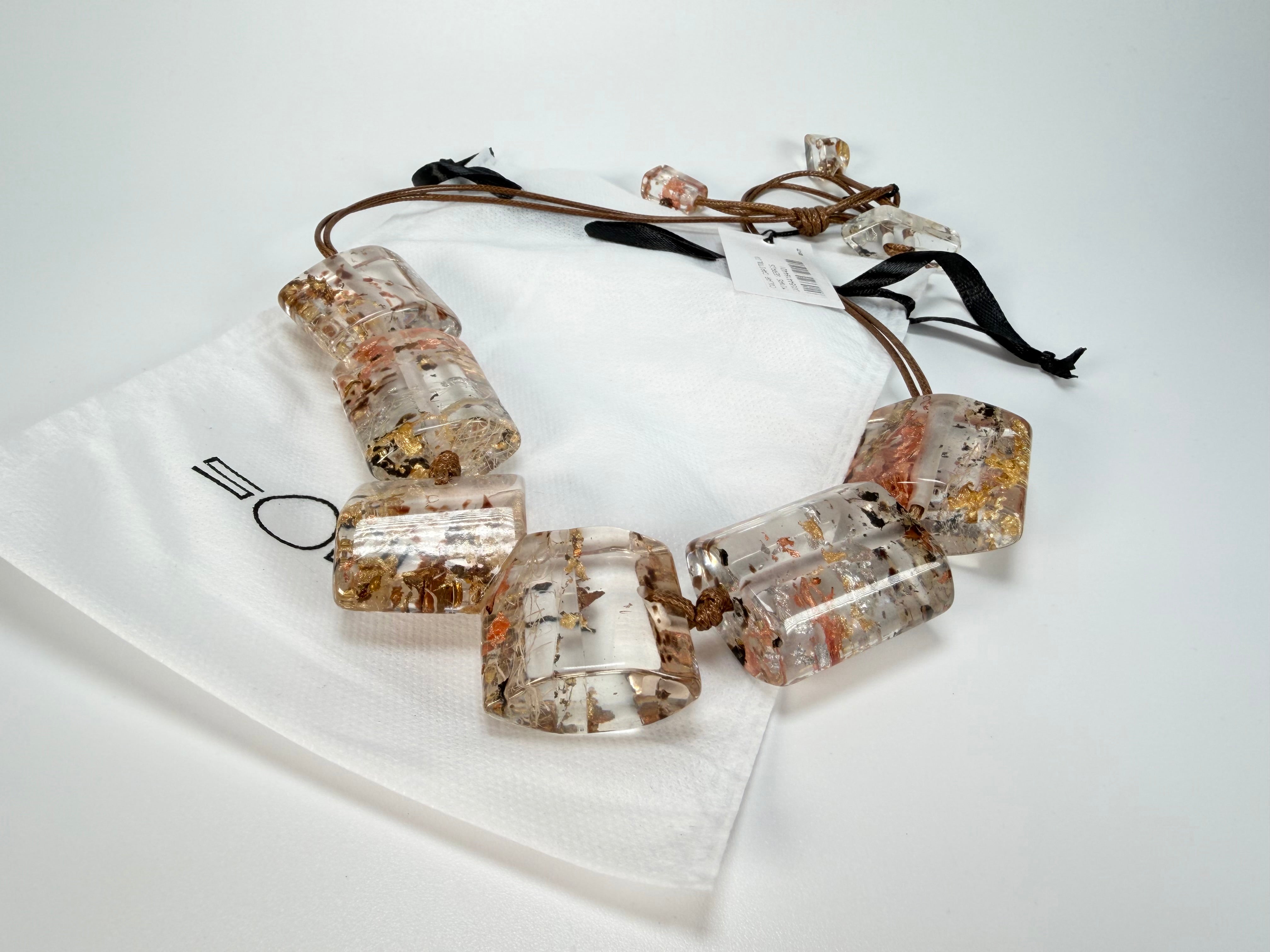 Sobral - Minas Gerais "Capitólio" Resin Necklace ( 005544 )