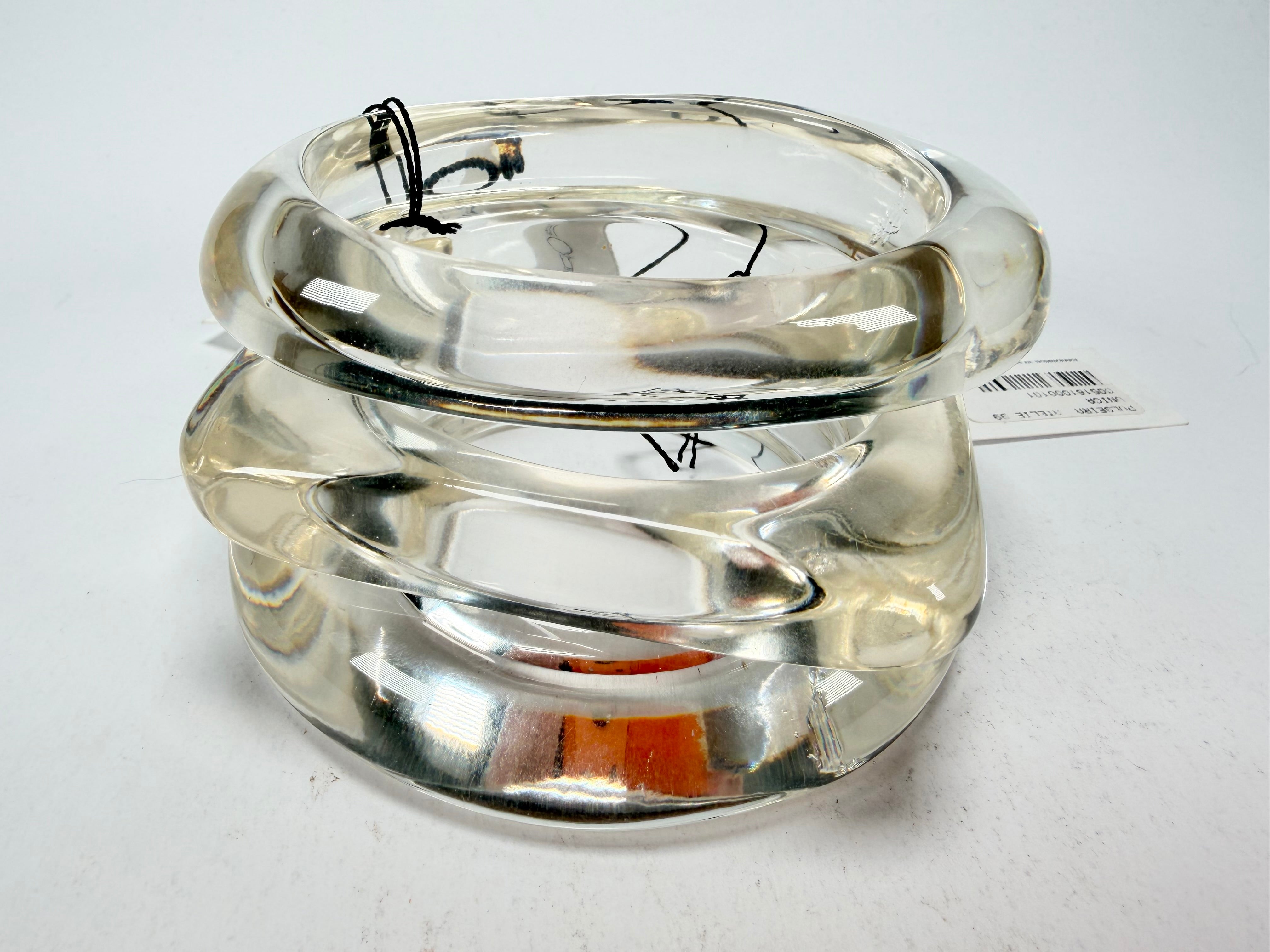 Sobral - Studio "Stacker " 3 Cristal Resin Solid Bangle Set ( 005161 )