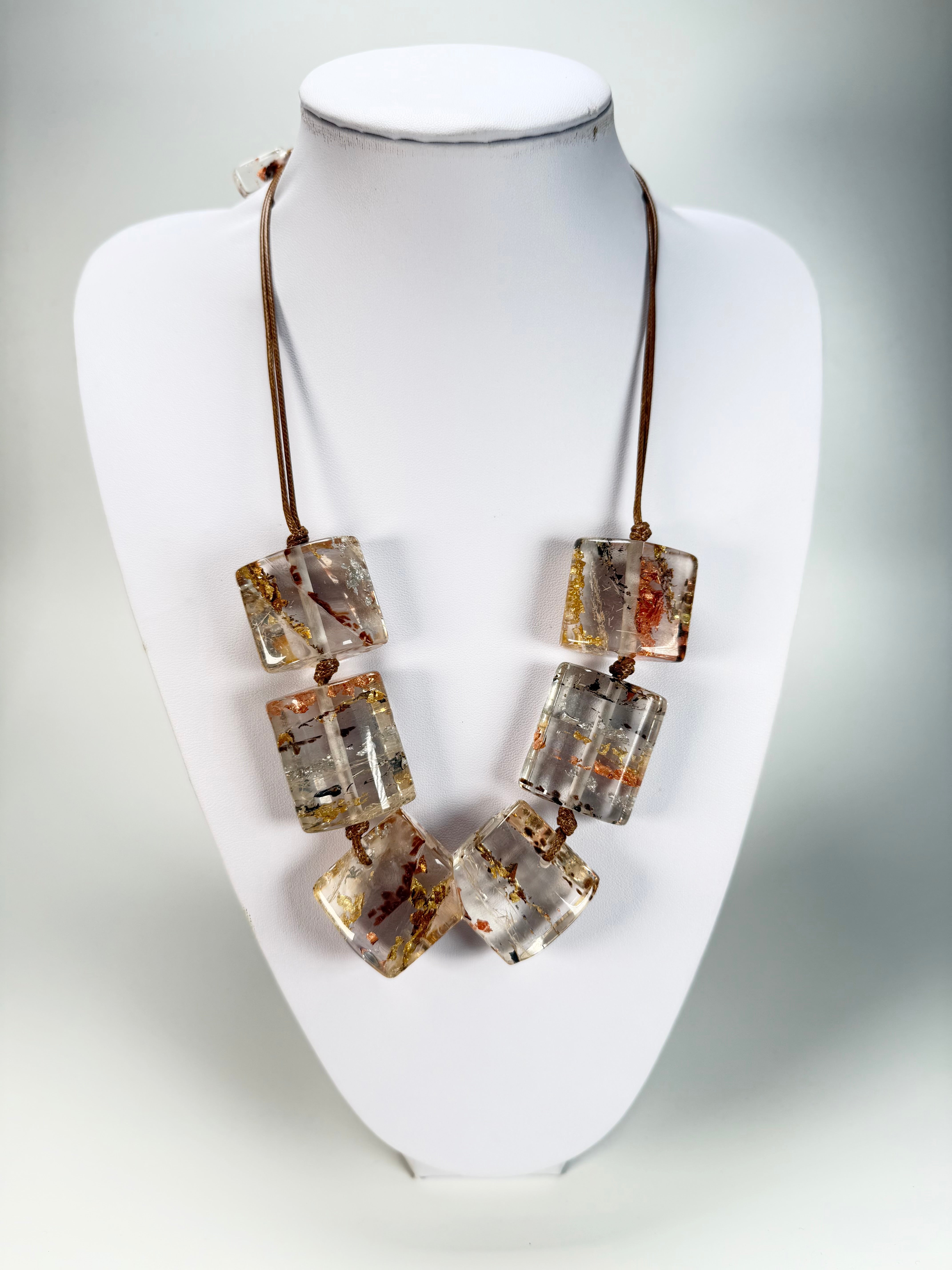 Sobral - Minas Gerais "Capitólio" Resin Necklace ( 005544 )
