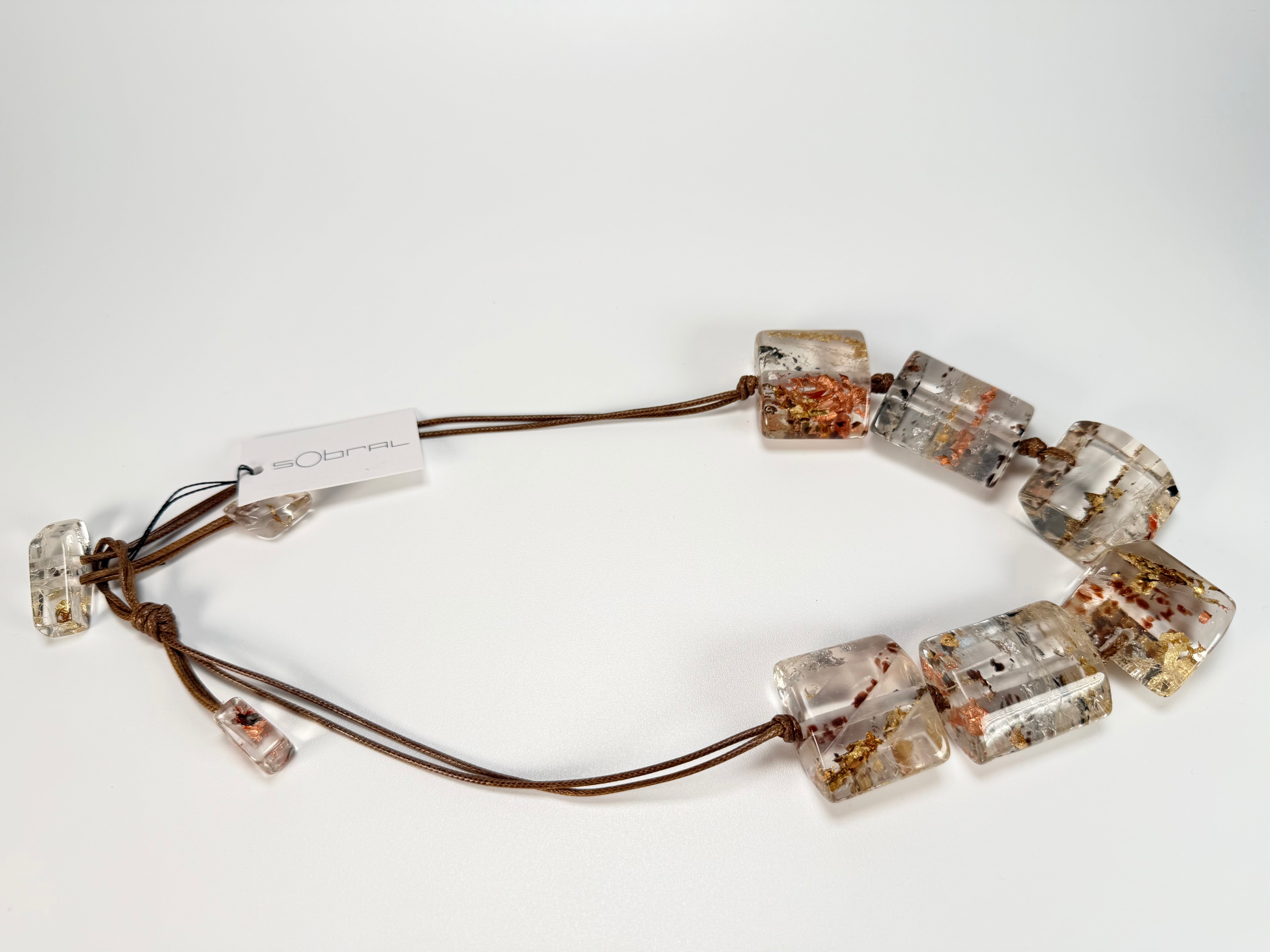 Sobral - Minas Gerais "Capitólio" Resin Necklace ( 005544 )