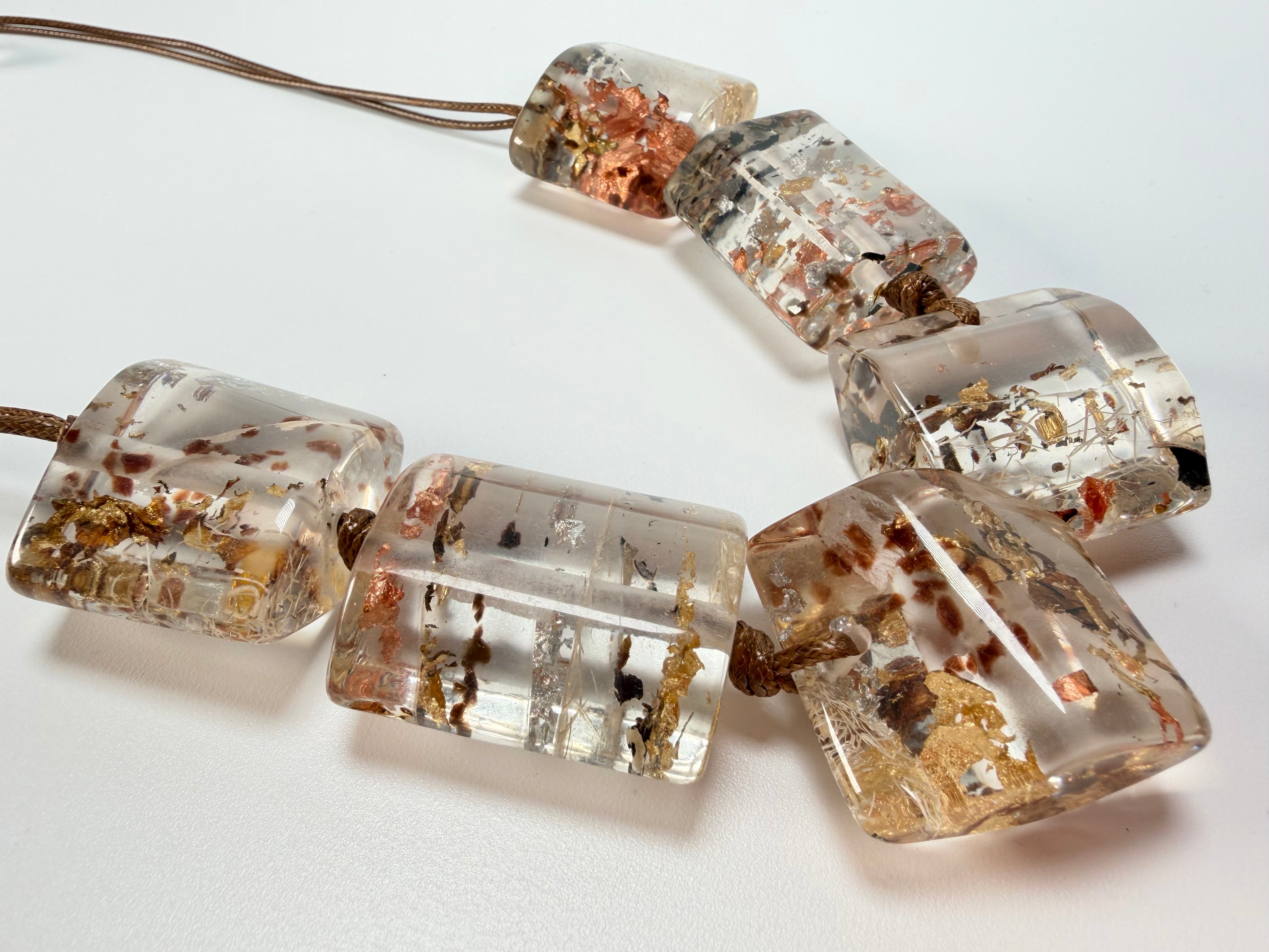 Sobral - Minas Gerais "Capitólio" Resin Necklace ( 005544 )