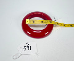 Sobral - Studio "Stacker " 3 Red Resin Solid Bangle Set ( 005161 )