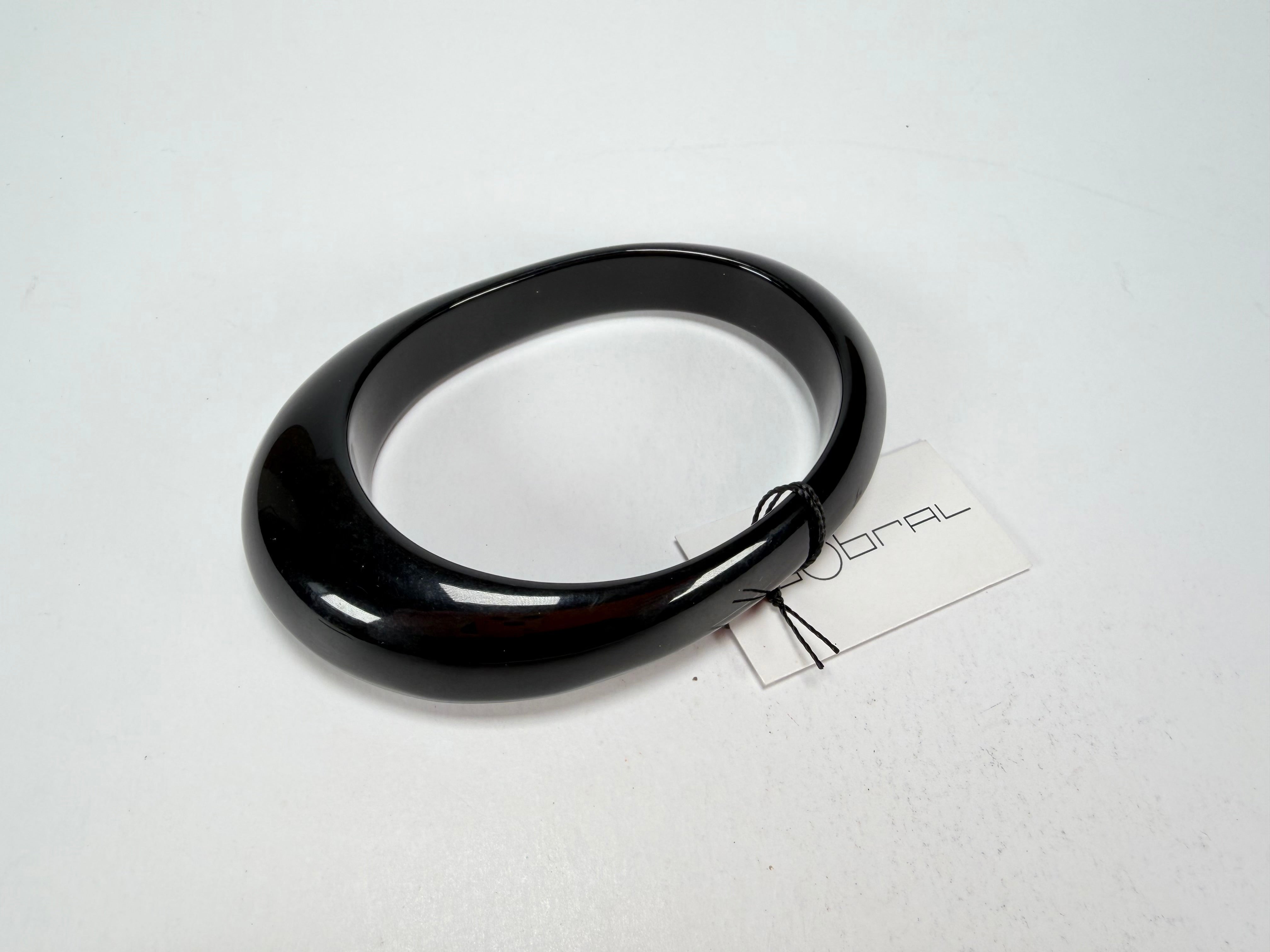 Sobral - Studio "Stacker " 3 Black Resin Solid Bangle Set ( 005161 )