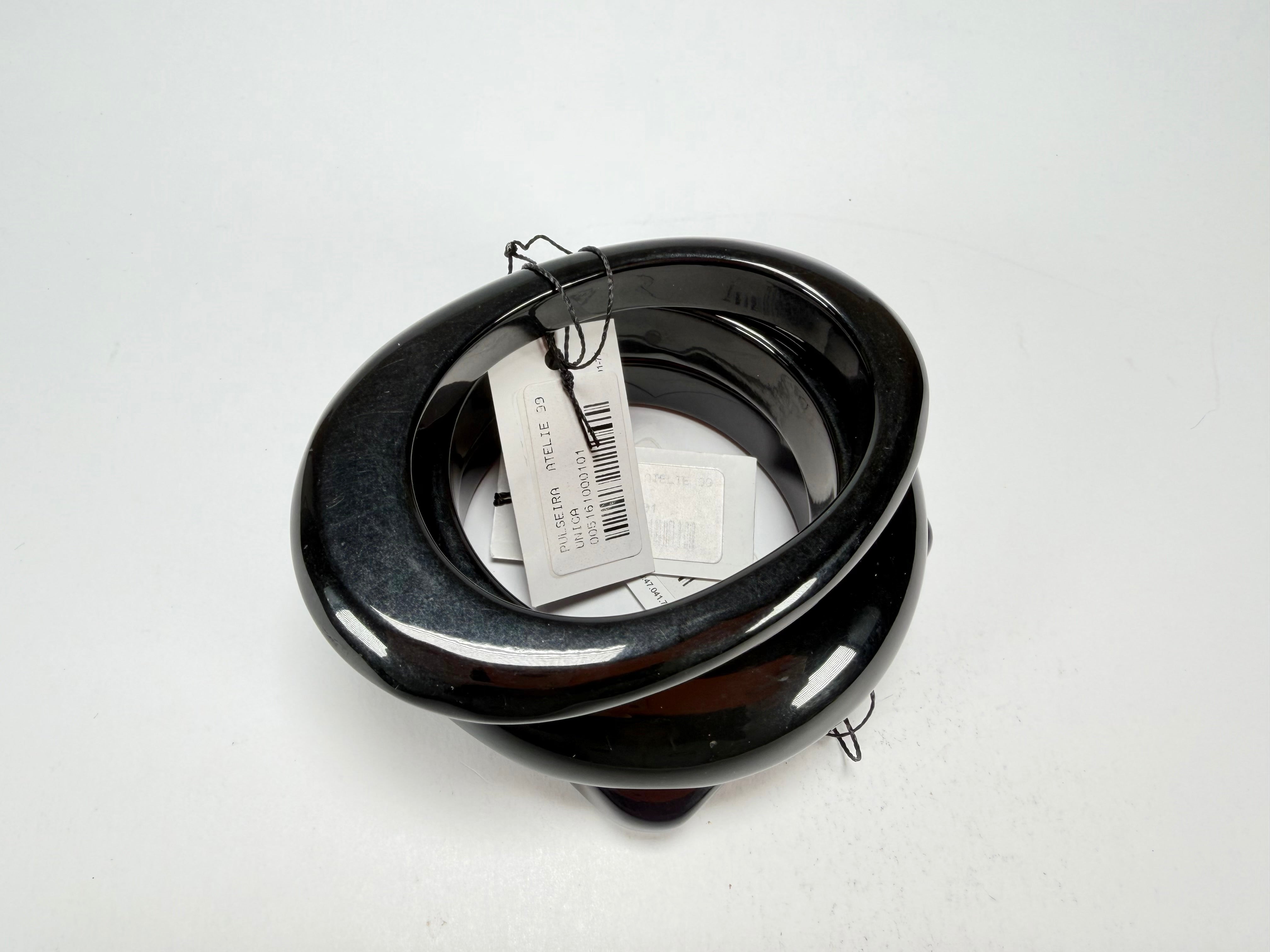 Sobral - Studio "Stacker " 3 Black Resin Solid Bangle Set ( 005161 )