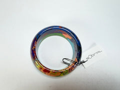 Sobral - Multi-Colour "PB34 Pollock" Resin Solid Bangle ( 002444 )