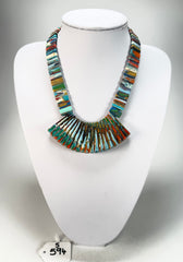 Sobral - Multi-Colour "Ticuna" Pollock Resin Necklace ( 004869 )