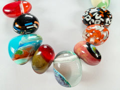 Sobral - Multi-Colour "Pebbles" Studio Creation Resin Necklace ( 000000 )