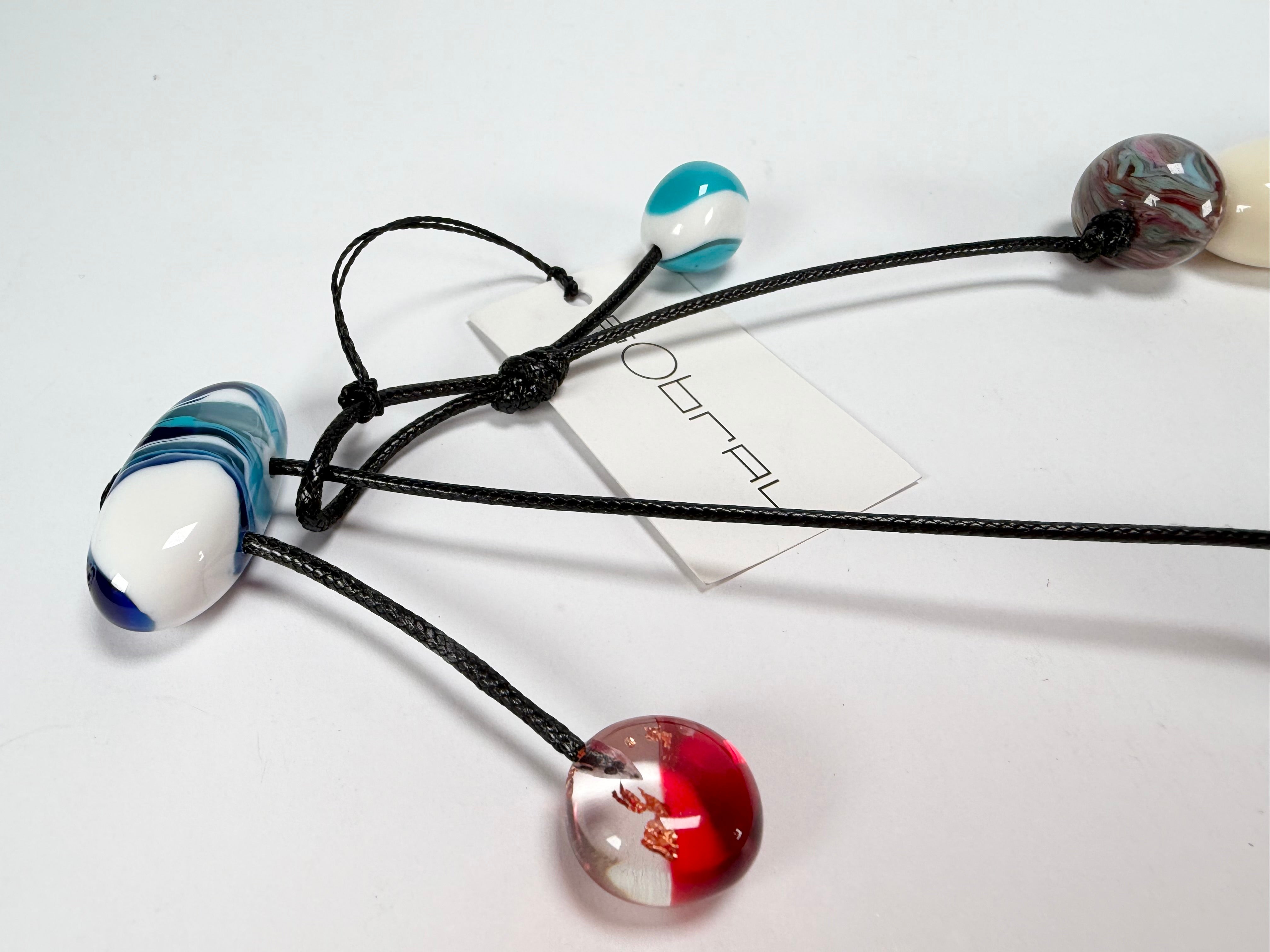 Sobral - Multi-Colour "Pebbles" Studio Creation Resin Necklace ( 000000 )