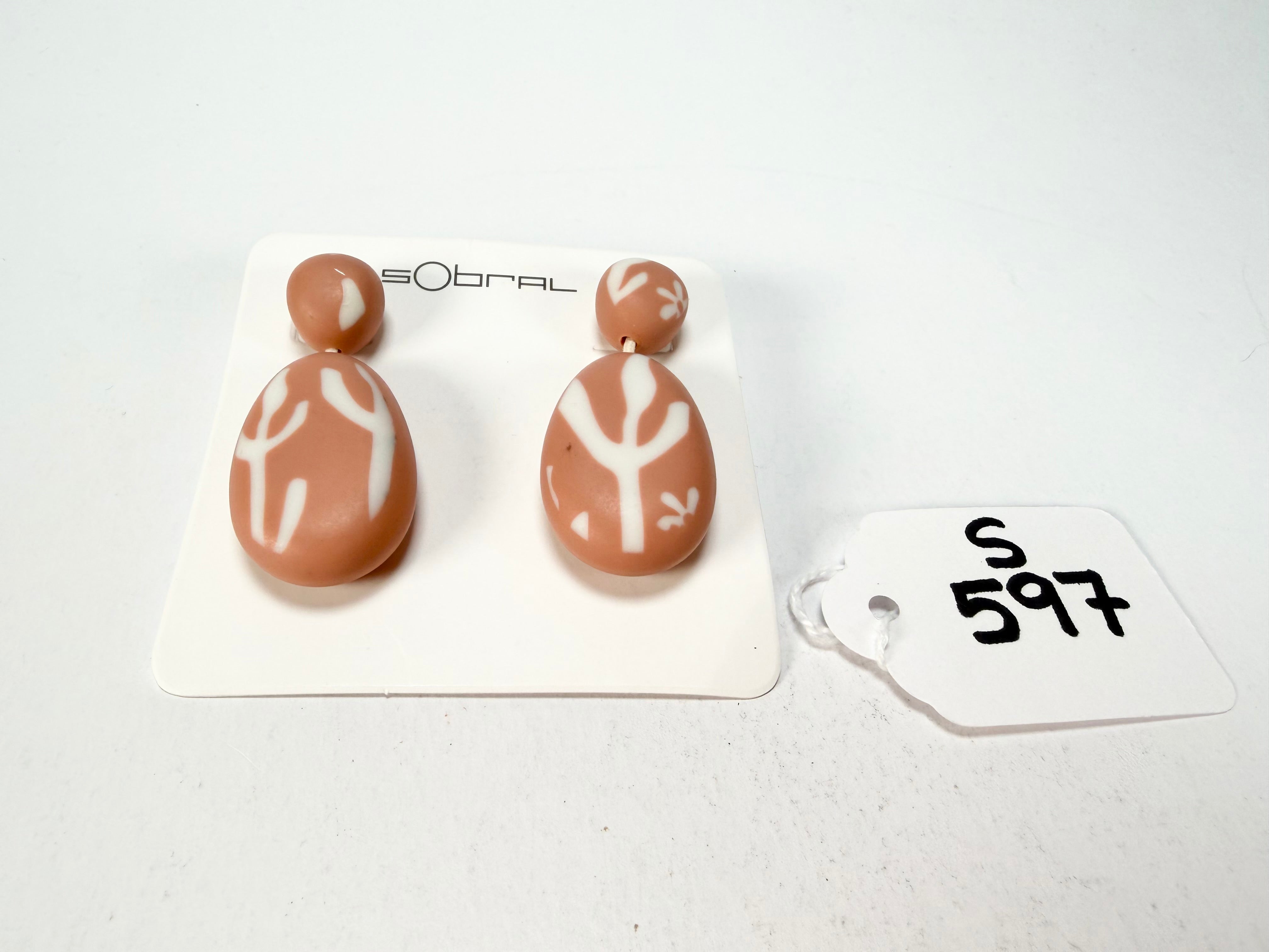 Sobral - Caruaru "Petrolina" Resin Earrings ( 005498 )