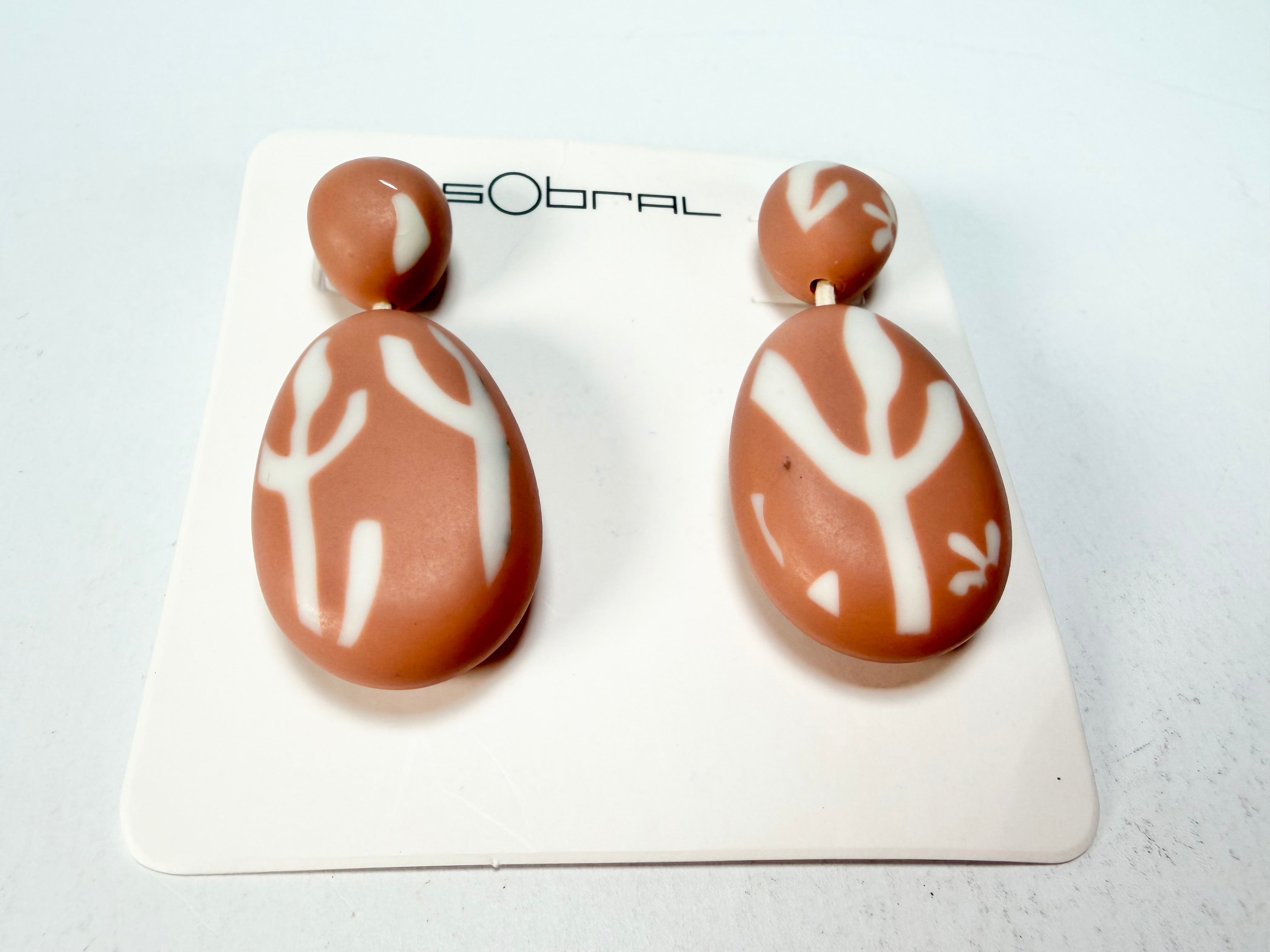 Sobral - Caruaru "Petrolina" Resin Earrings ( 005498 )