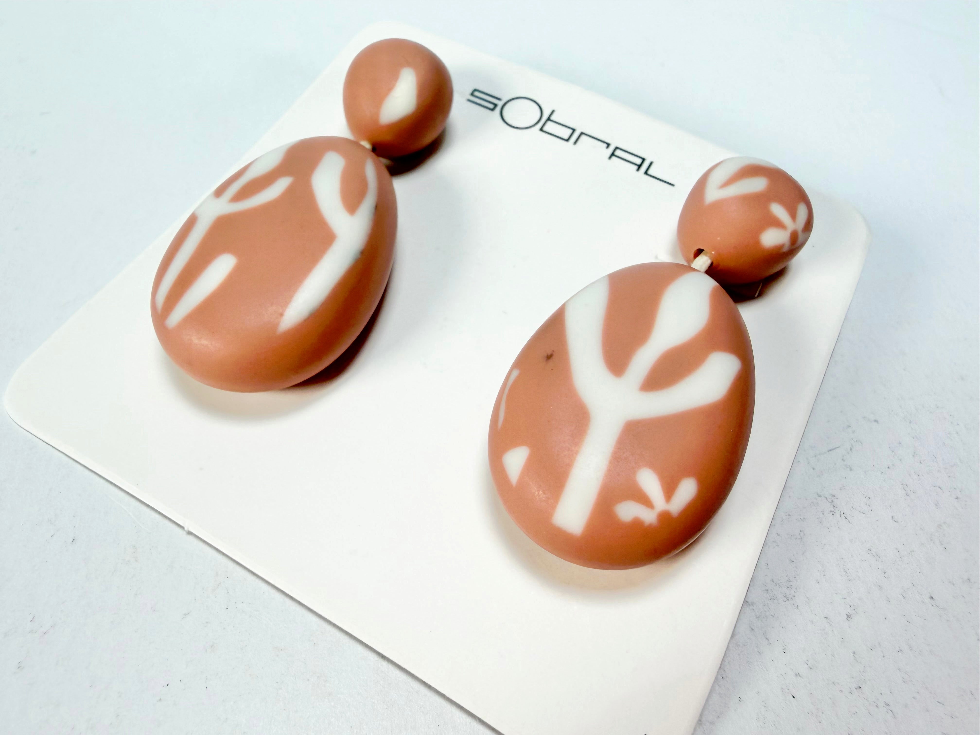 Sobral - Caruaru "Petrolina" Resin Earrings ( 005498 )