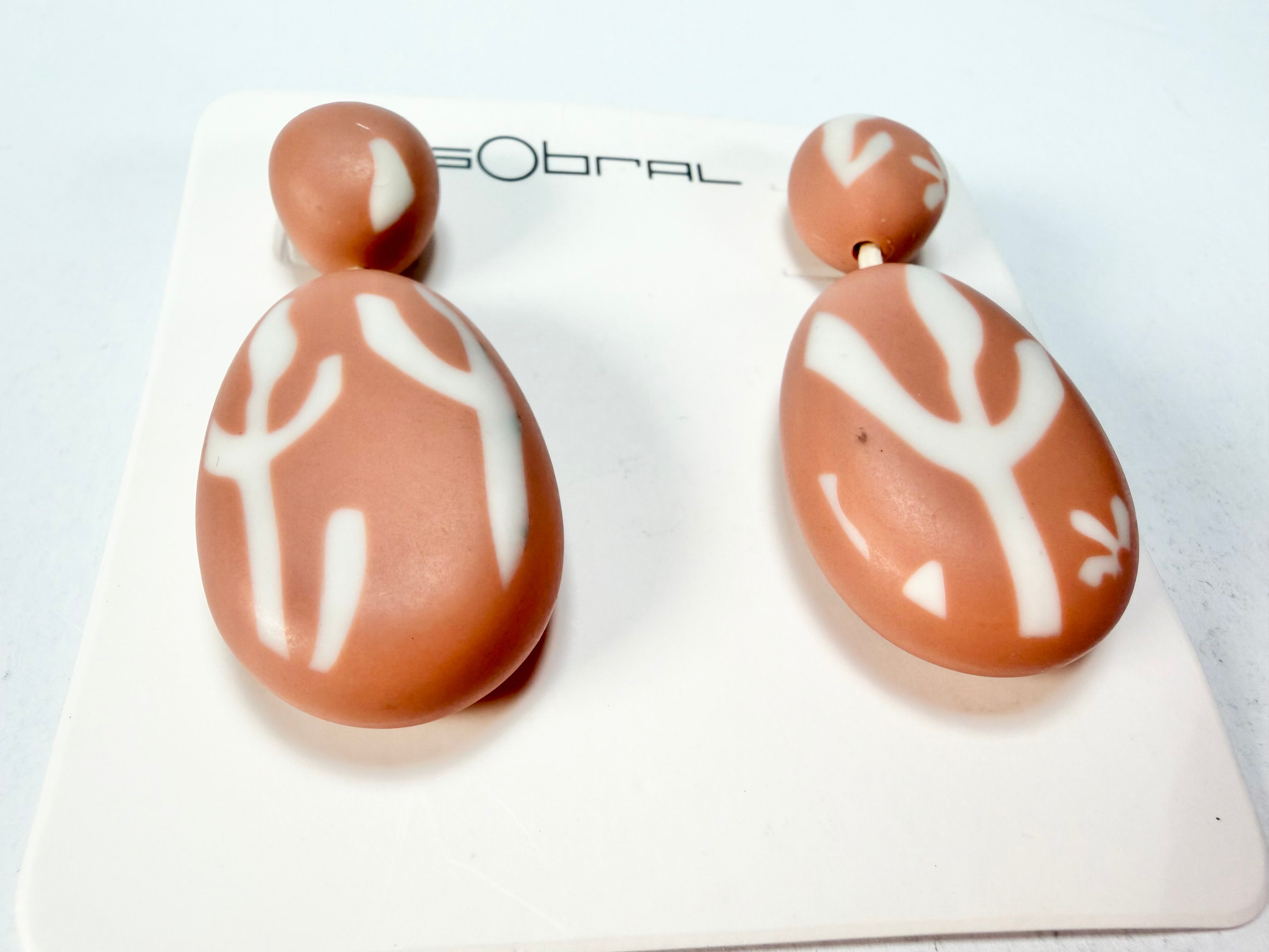 Sobral - Caruaru "Petrolina" Resin Earrings ( 005498 )
