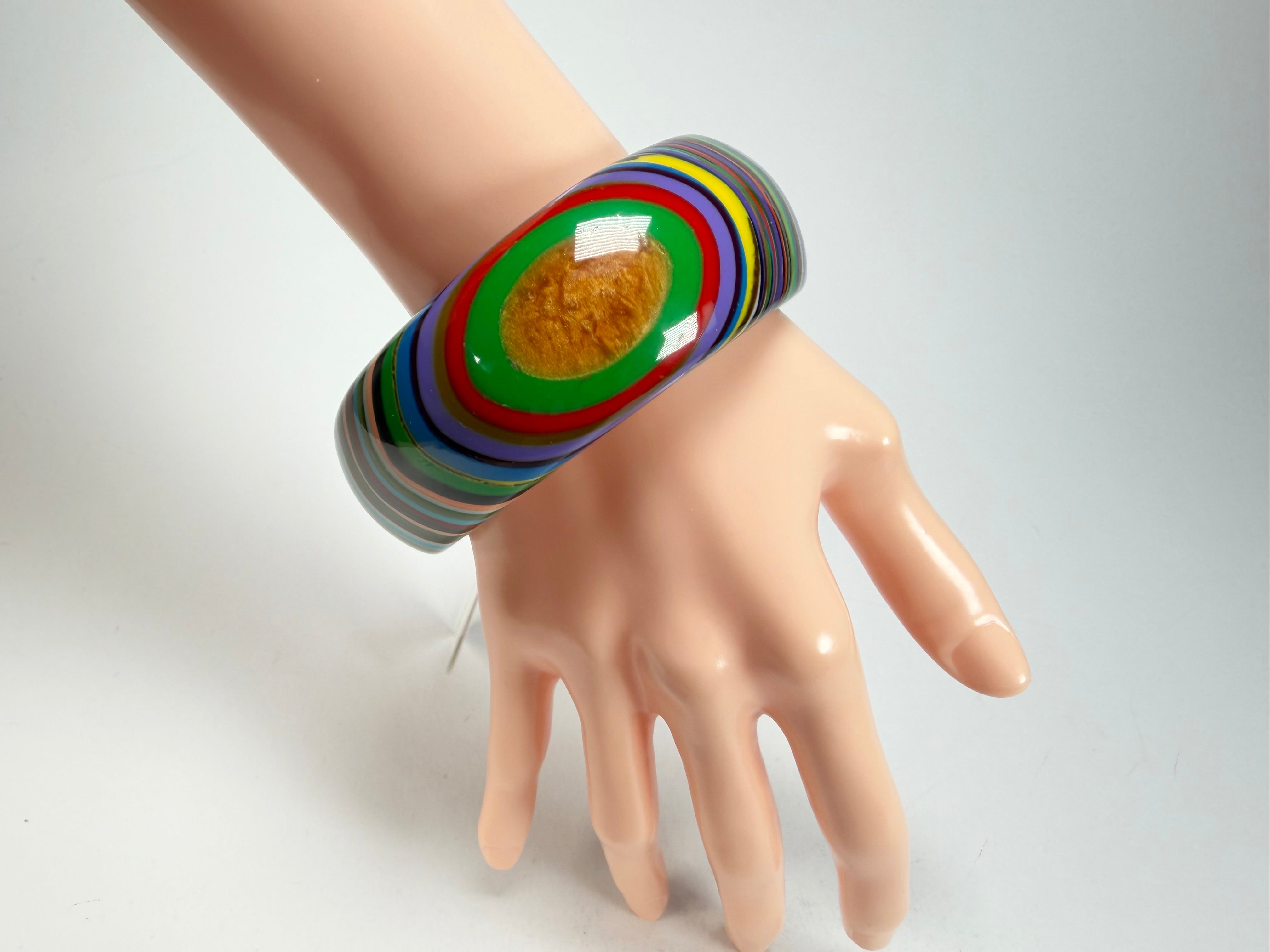 Sobral - Pop Art "PB34" Solid Resin Bangle ( 002444 )