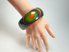 Sobral - Pop Art "PB34" Solid Resin Bangle ( 002444 )