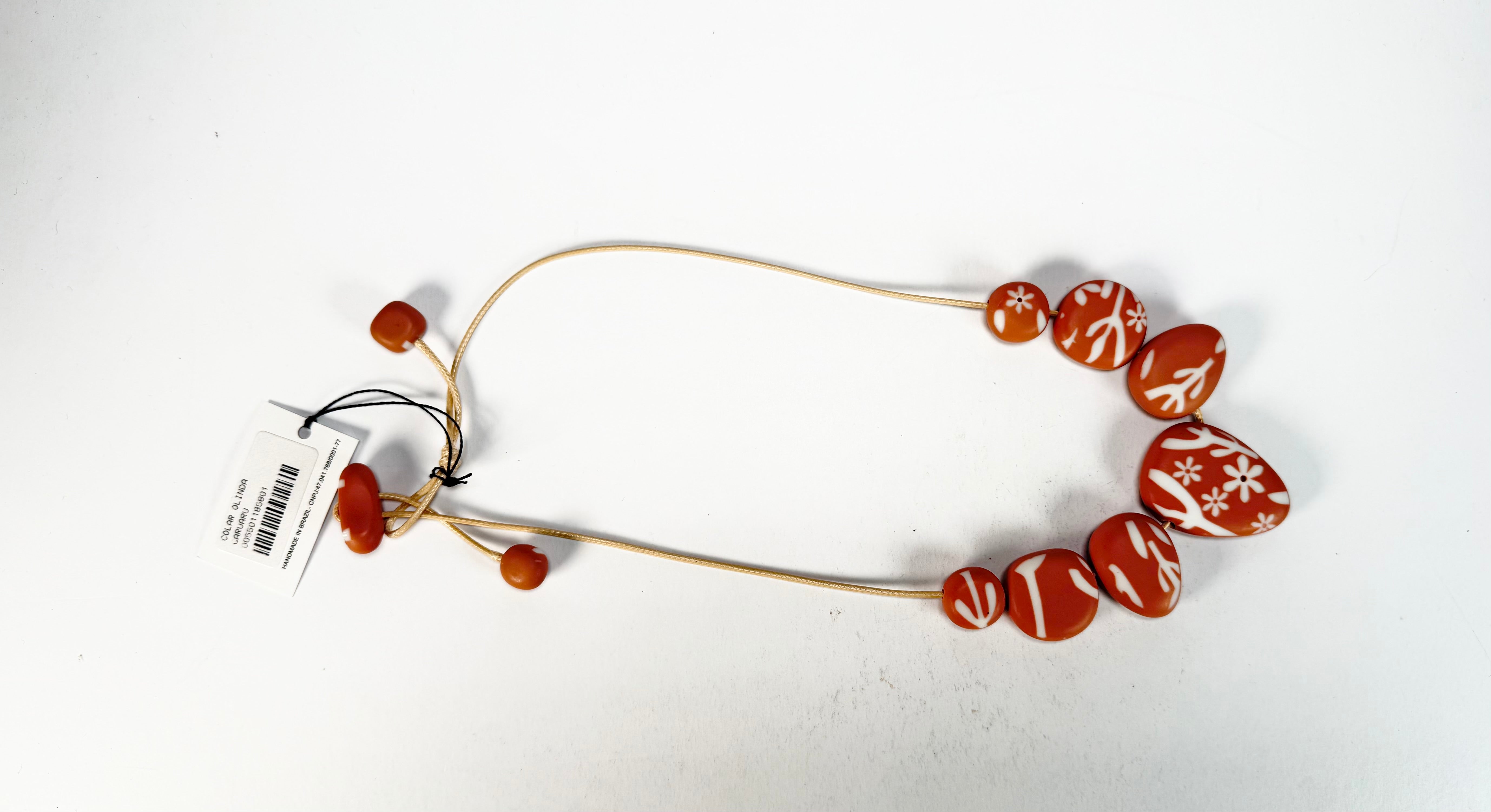 Sobral - Caruaru "Olinda" Resin Necklace ( 005501 )