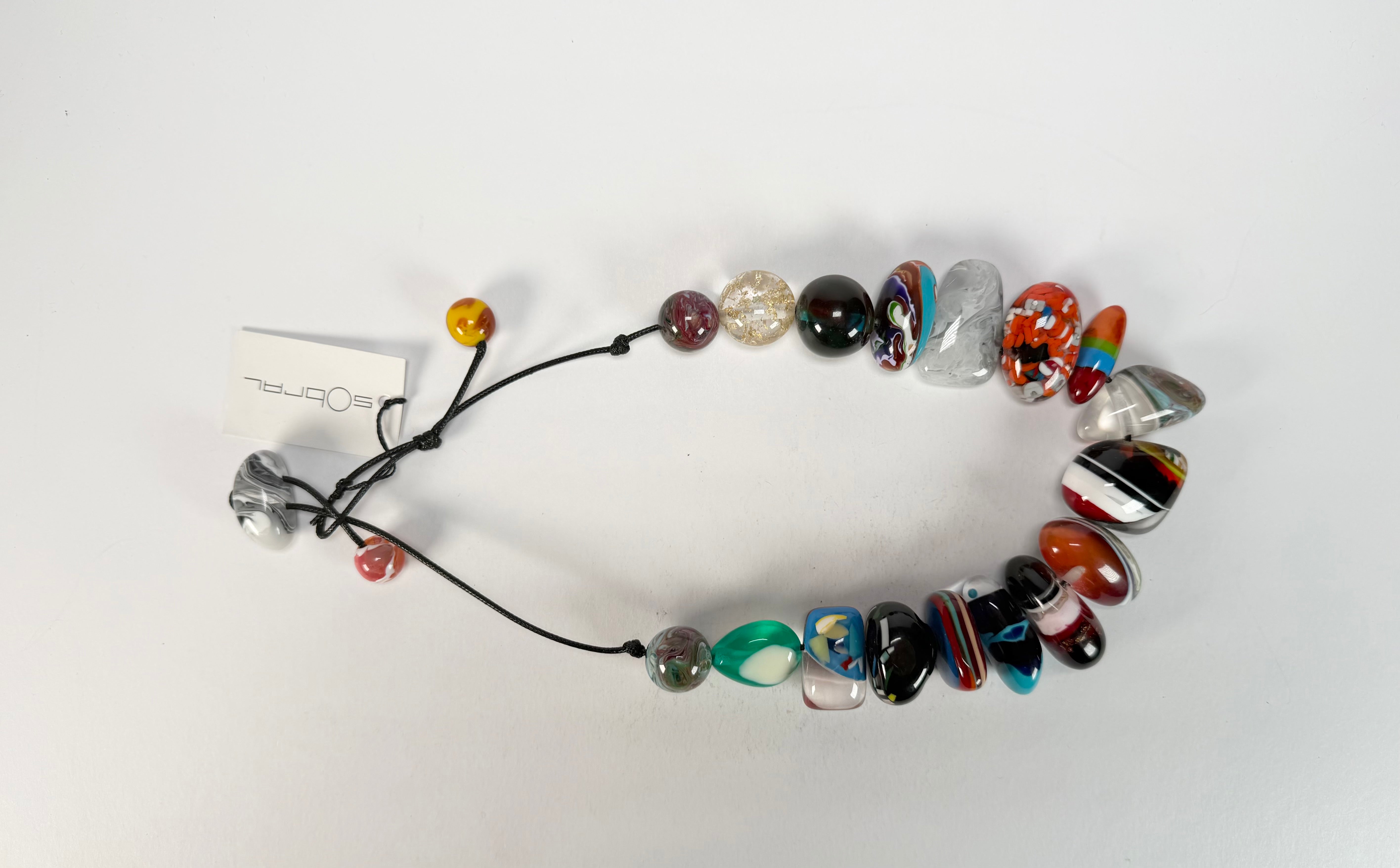 Sobral - Multi Bead "Studio Creation" Resin Necklace ( 000000 )