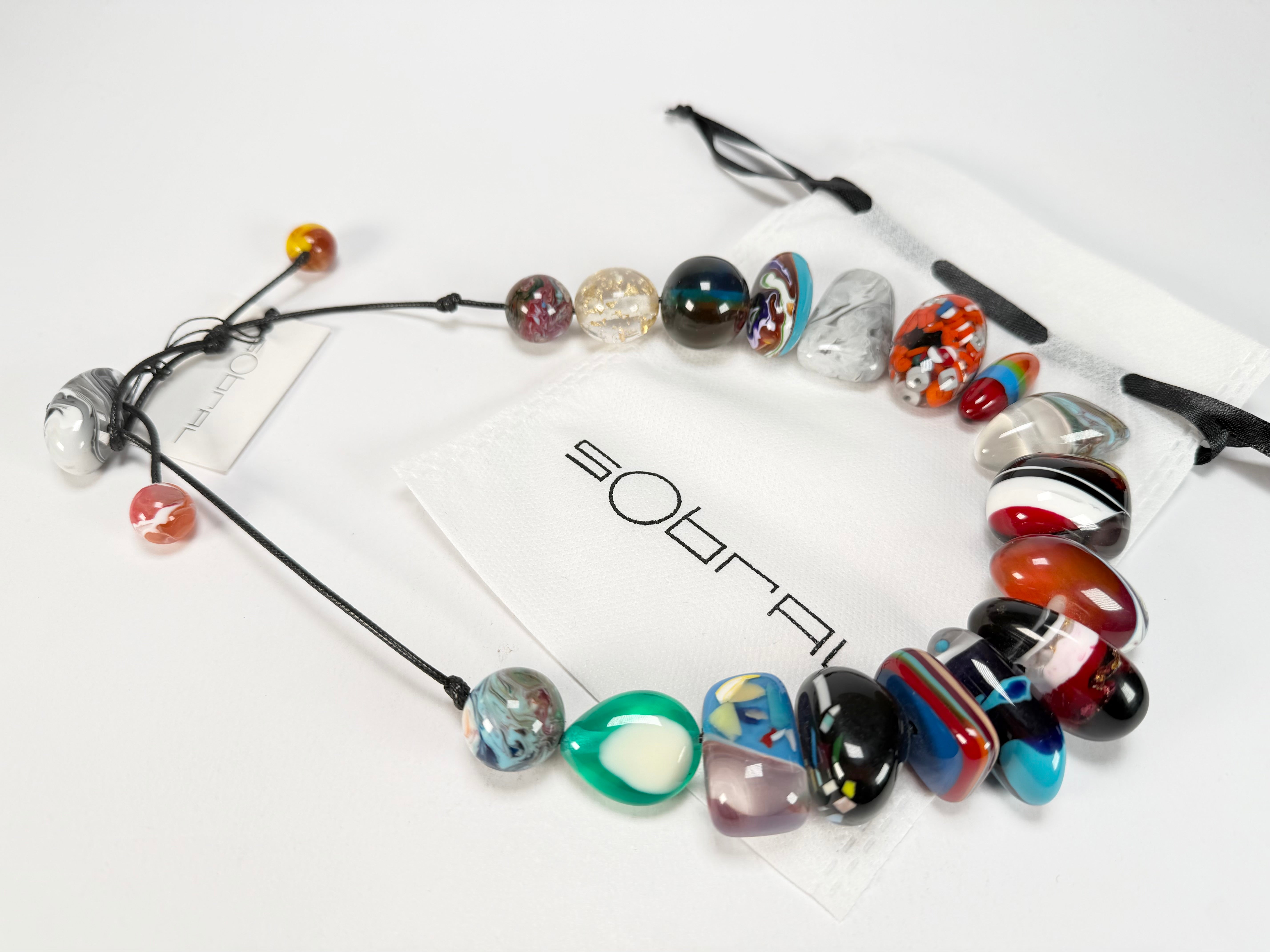 Sobral - Multi Bead "Studio Creation" Resin Necklace ( 000000 )