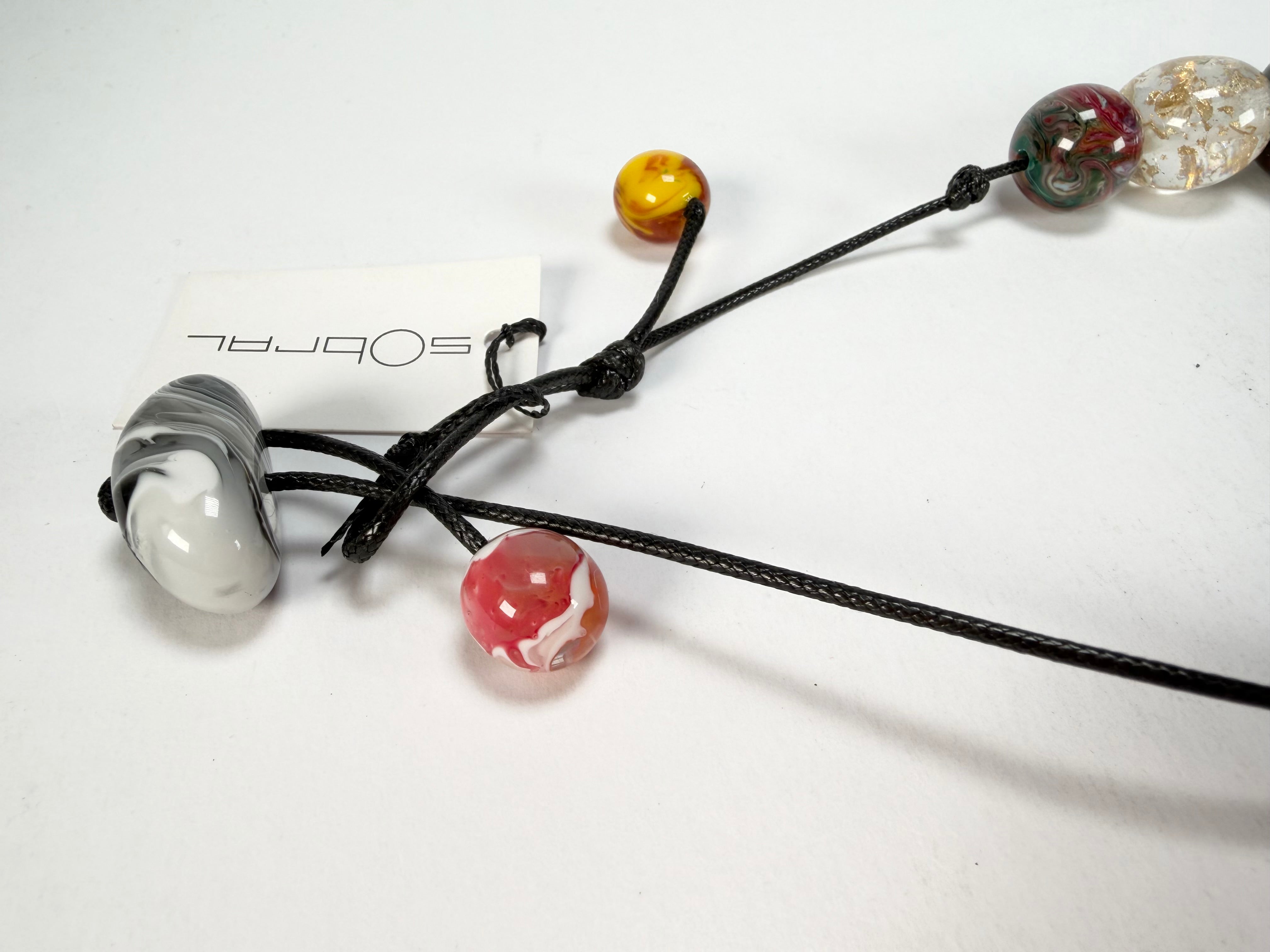 Sobral - Multi Bead "Studio Creation" Resin Necklace ( 000000 )
