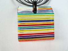 Sobral - Candy Pop "Fyrkant" Studio Creation Resin Necklace ( 000000 )