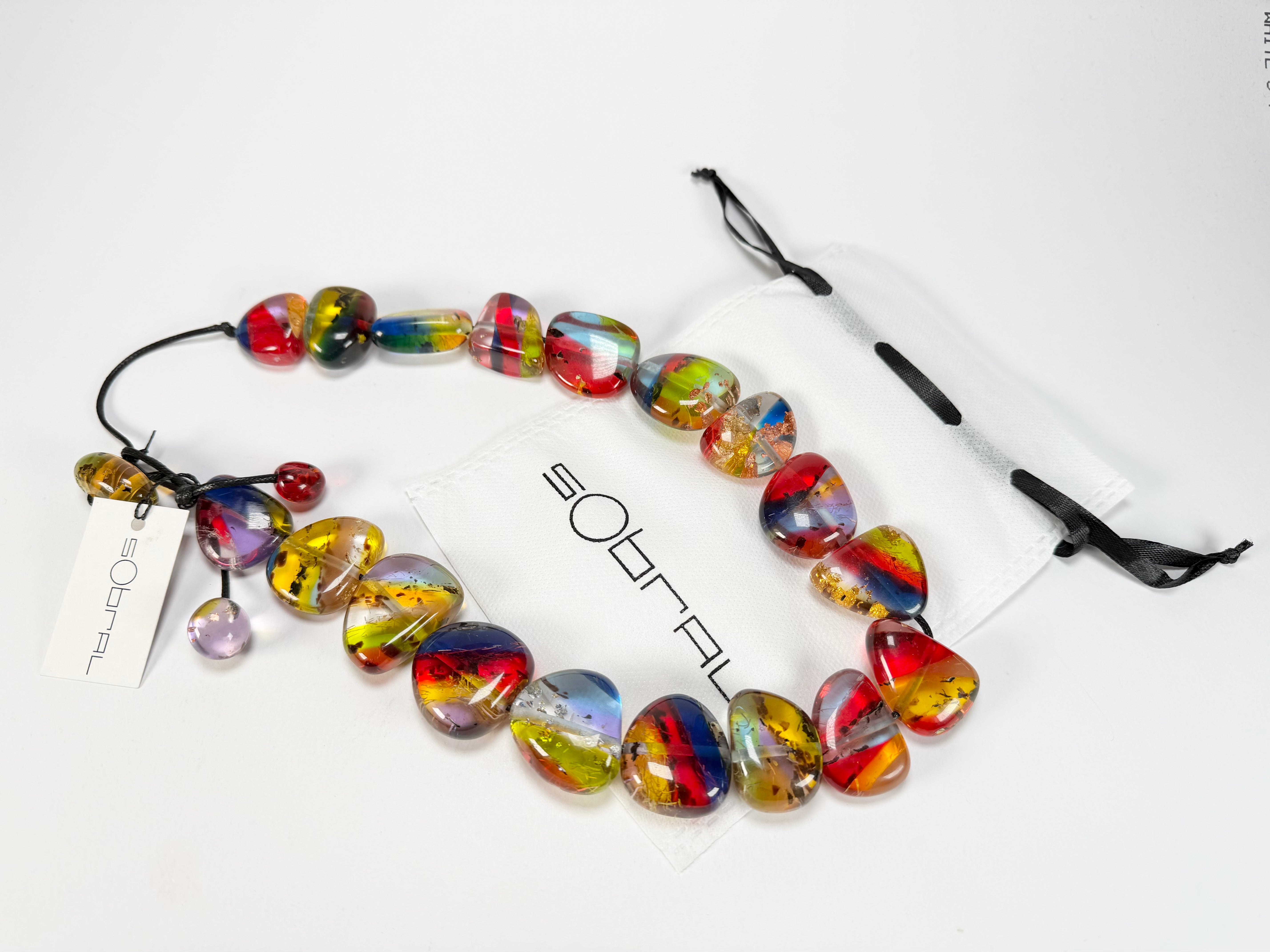 Sobral - Sobralita "Studio Pebbles" Resin Necklace ( 005224 )