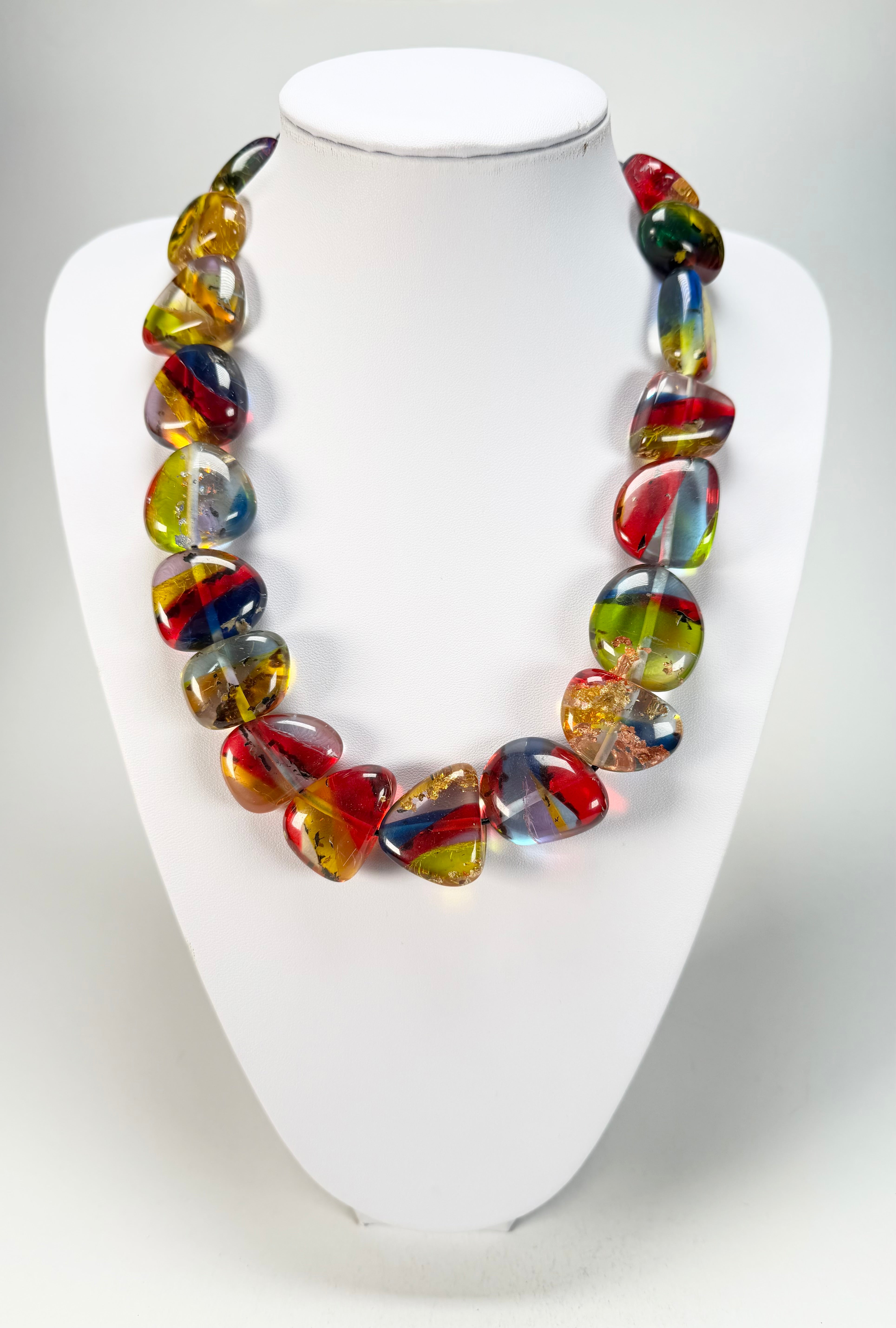 Sobral - Sobralita "Studio Pebbles" Resin Necklace ( 005224 )