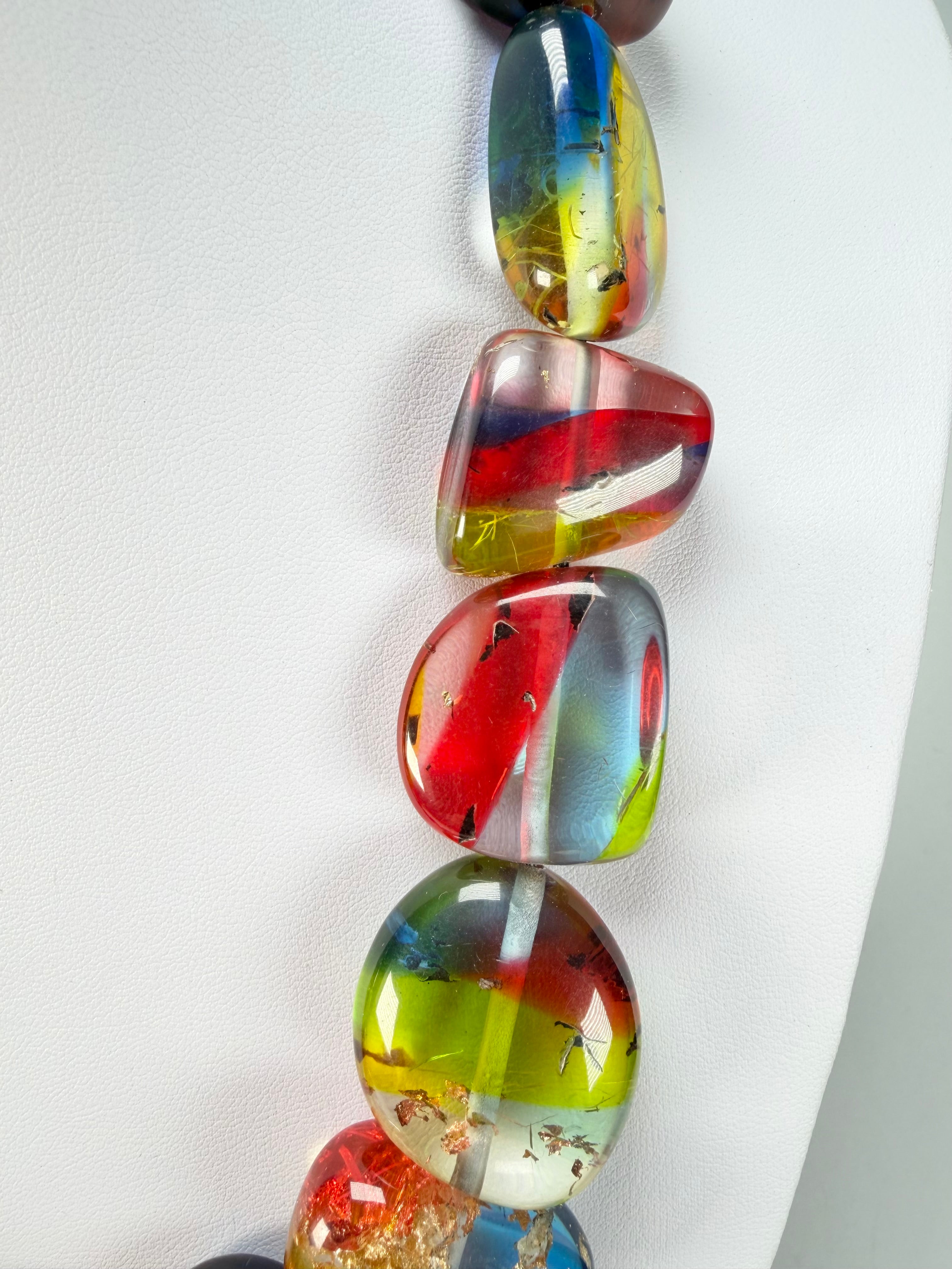 Sobral - Sobralita "Studio Pebbles" Resin Necklace ( 005224 )