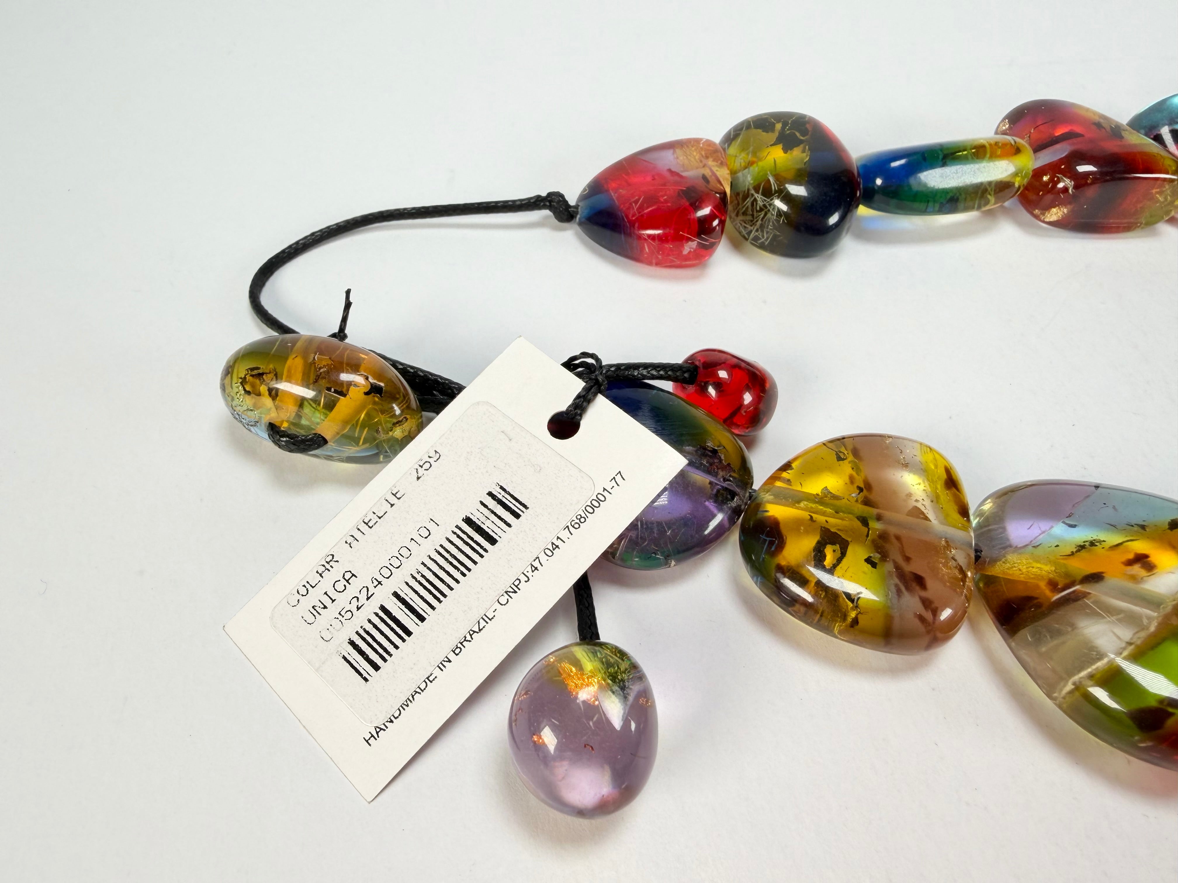 Sobral - Sobralita "Studio Pebbles" Resin Necklace ( 005224 )