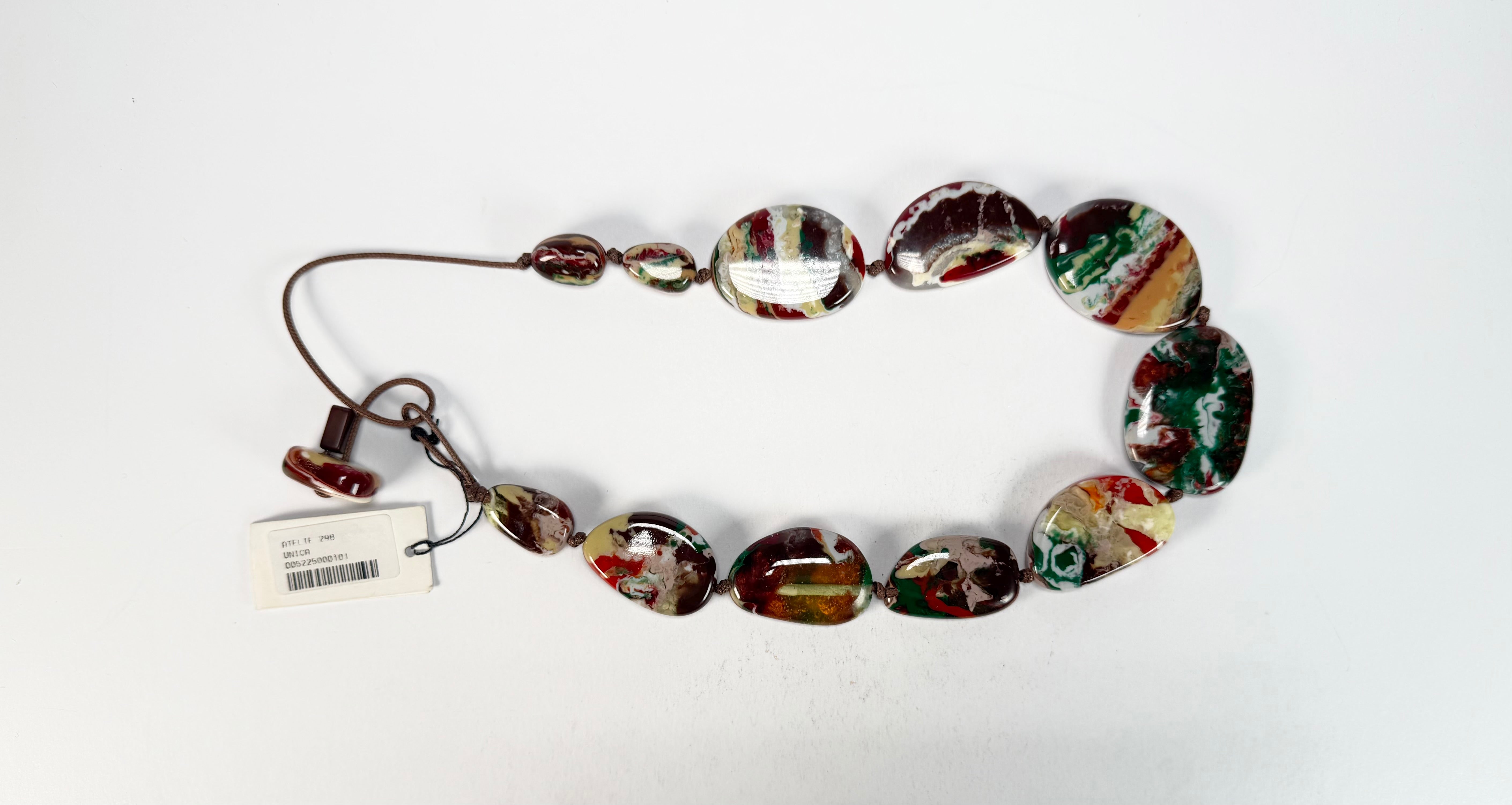 Sobral - Studio Creation "Costal" Riverstone Resin Necklace ( 000000 )
