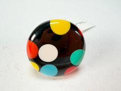 Sobral - Dots "Dots" Multi Colour Resin Ring ( 005354 ) - Size UK Q / US 8