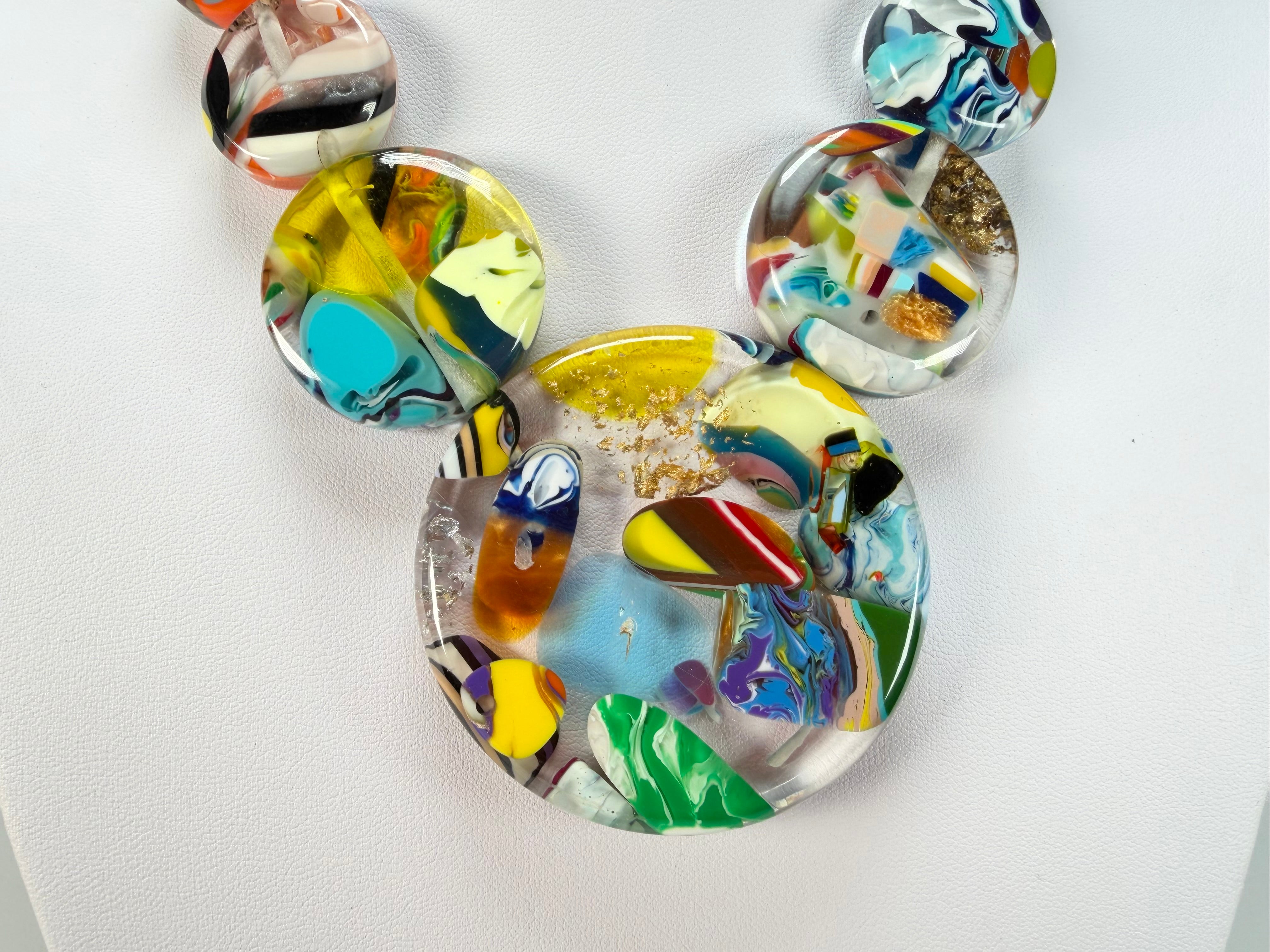 Sobral - Past Present "Discography" Studio Creation Resin Necklace ( 000000 )