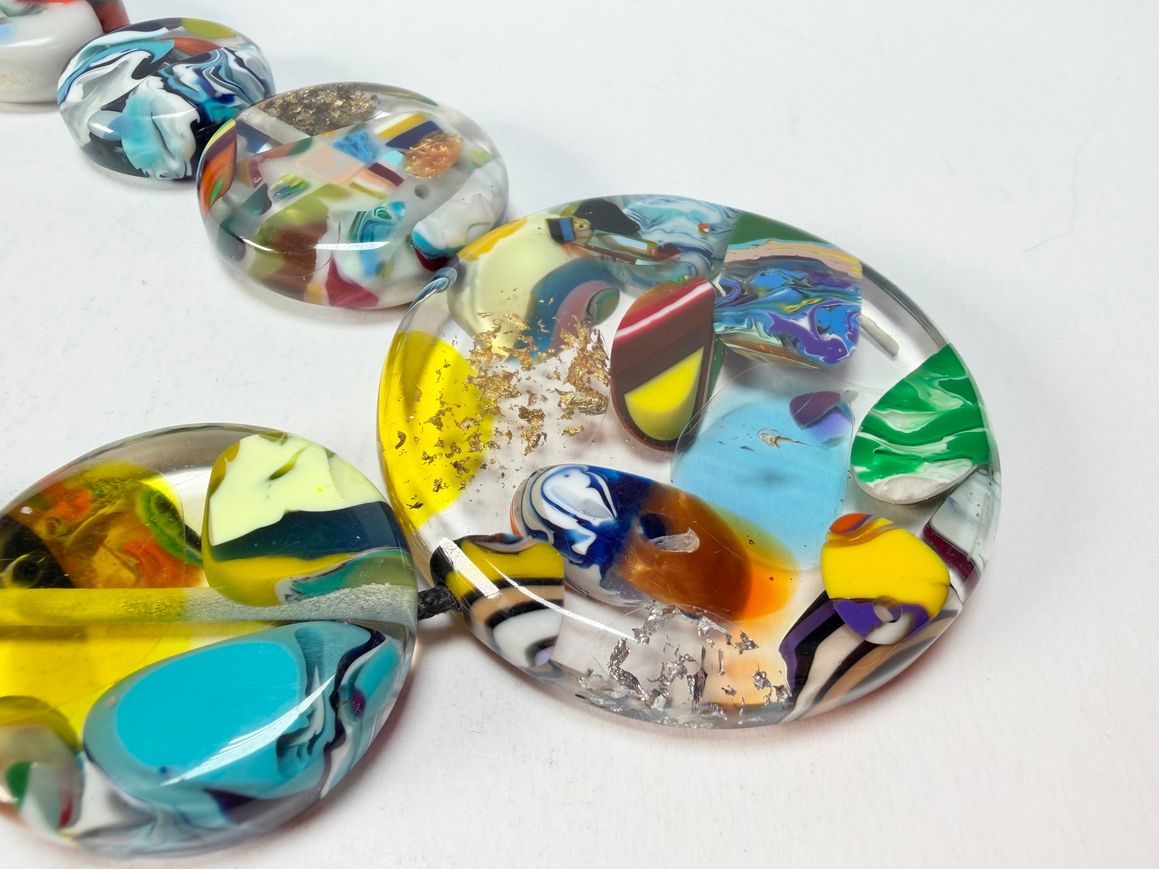 Sobral - Past Present "Discography" Studio Creation Resin Necklace ( 000000 )