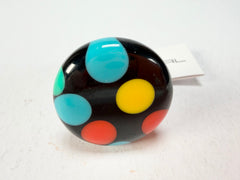 Sobral - Dots "Dots" Multi Colour Resin Ring ( 005354 ) - Size UK S / US 9