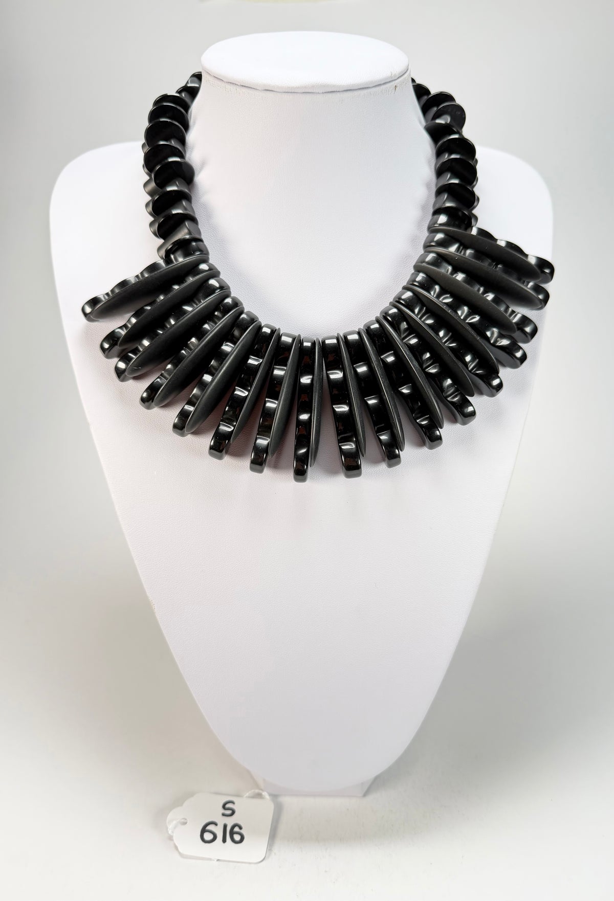 Sobral - Studio Creation "Ribera" Black Resin Necklace ( 000000 )