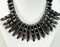 Sobral - Studio Creation "Ribera" Black Resin Necklace ( 000000 )