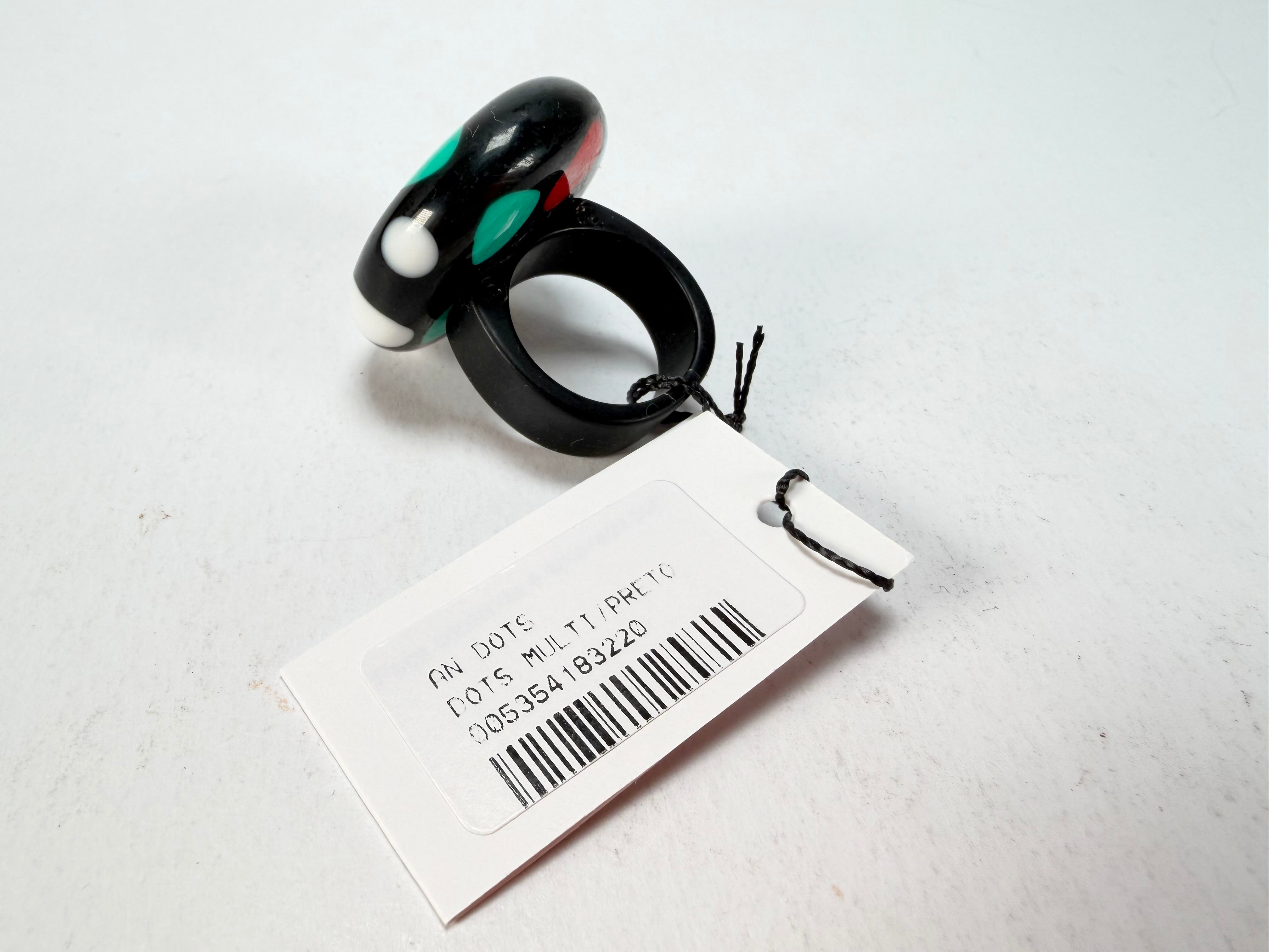 Sobral - Dots "Dots" Multi Colour Resin Ring ( 005354 ) - Size UK U / US 10