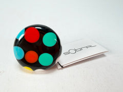 Sobral - Dots "Dots" Multi Colour Resin Ring ( 005354 ) - Size UK U / US 10