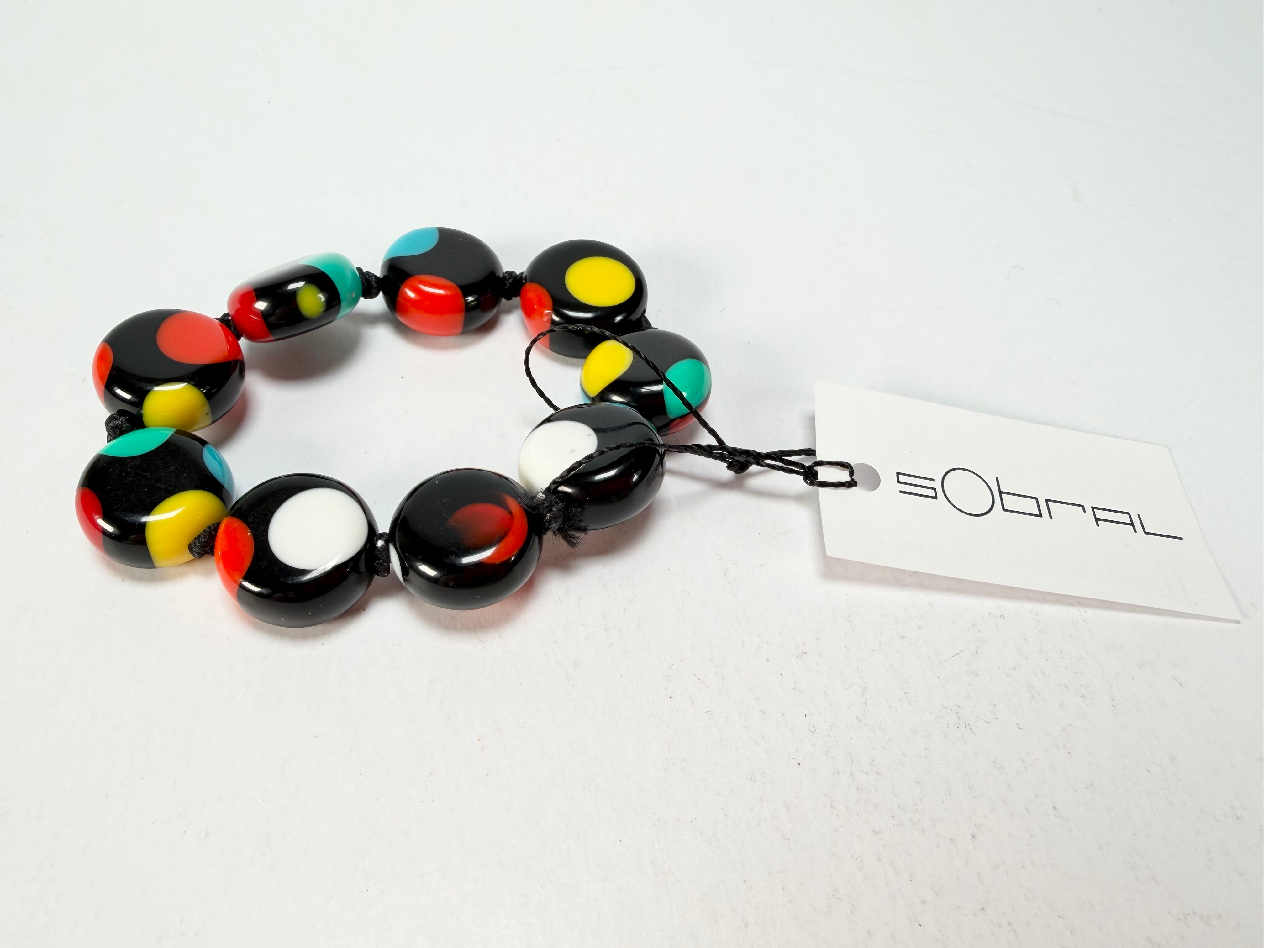 Sobral - Dots "Mini Dots" Multi Colour Elasticated Resin Bracelet ( 000000 )