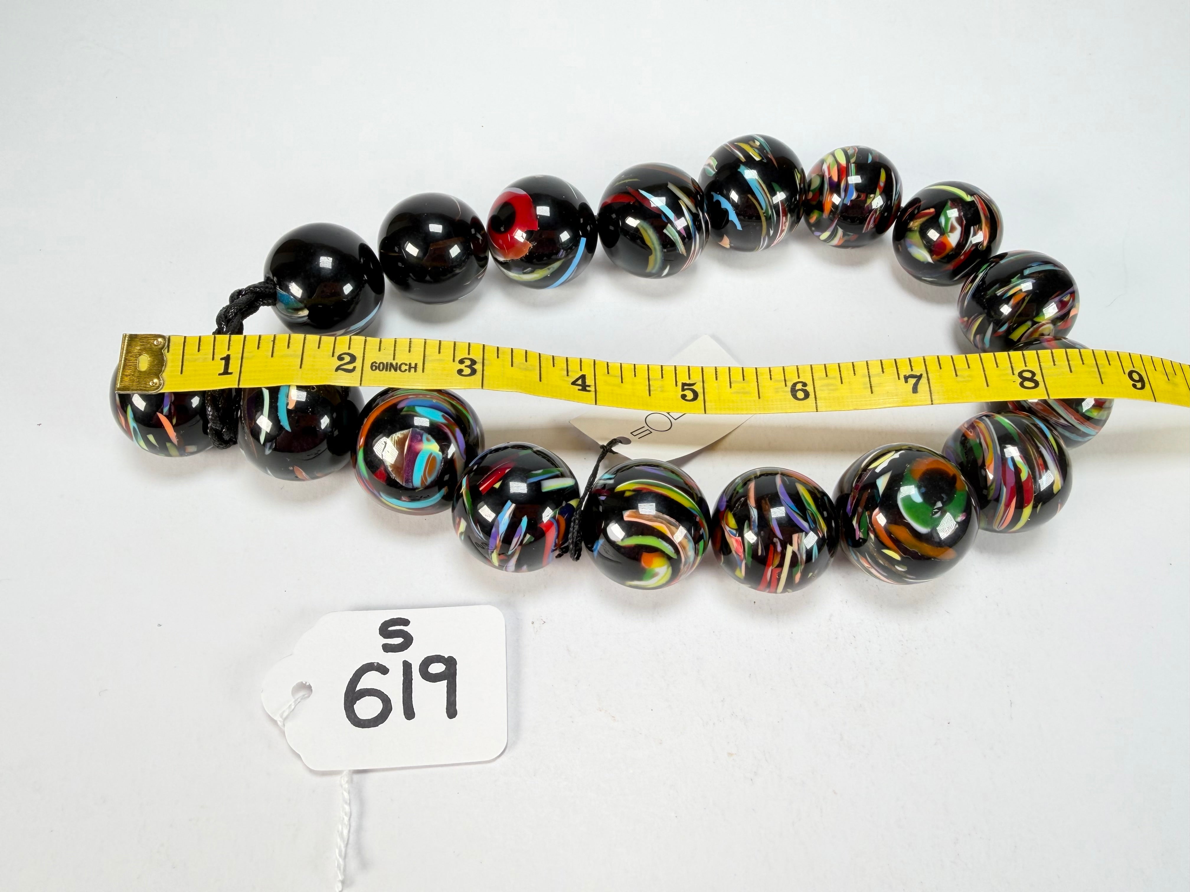 Sobral - Baru "Cluster" Studio Creation Resin Necklace ( 000000 )