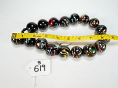 Sobral - Baru "Cluster" Studio Creation Resin Necklace ( 000000 )