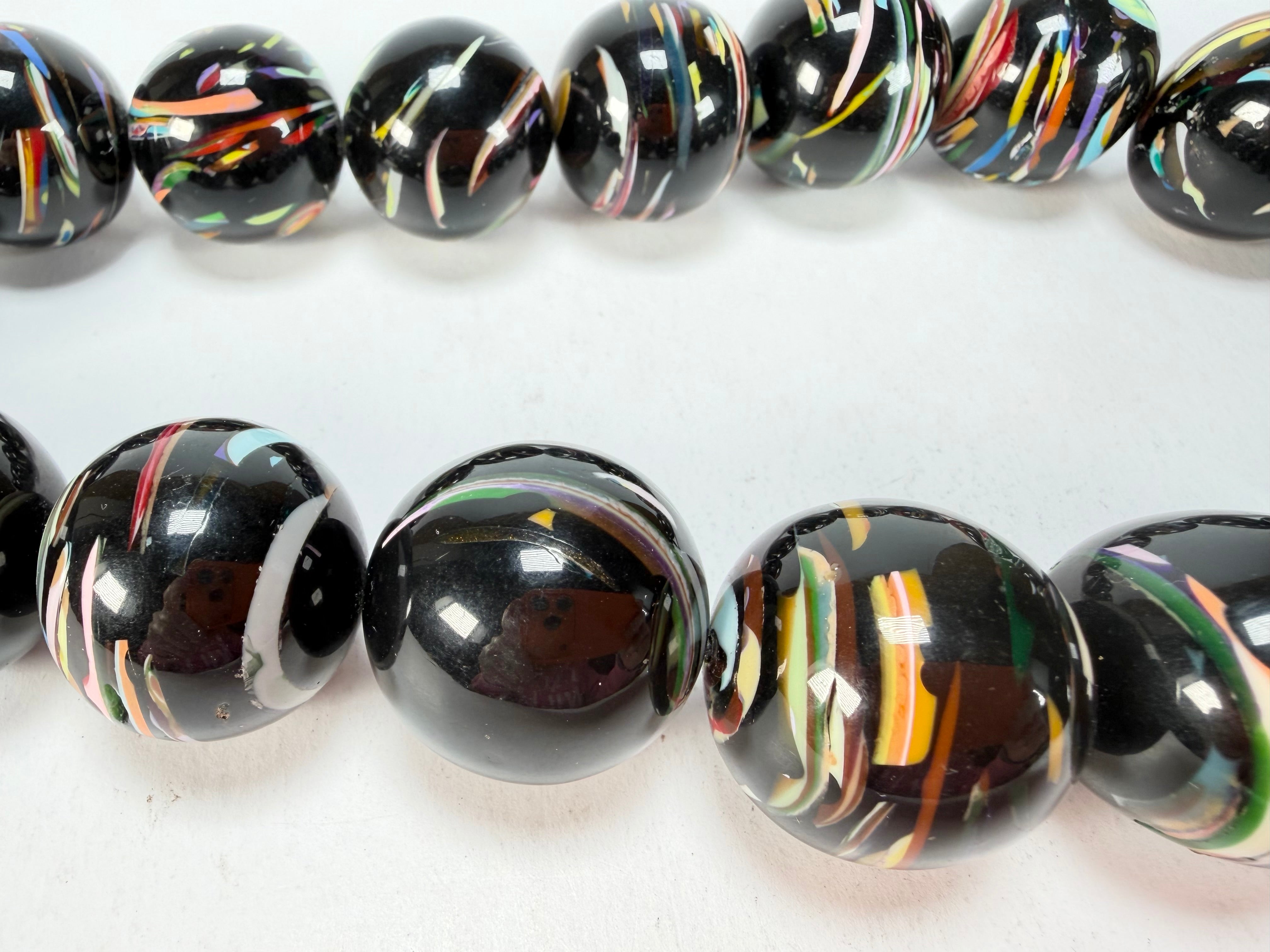 Sobral - Baru "Cluster" Studio Creation Resin Necklace ( 000000 )